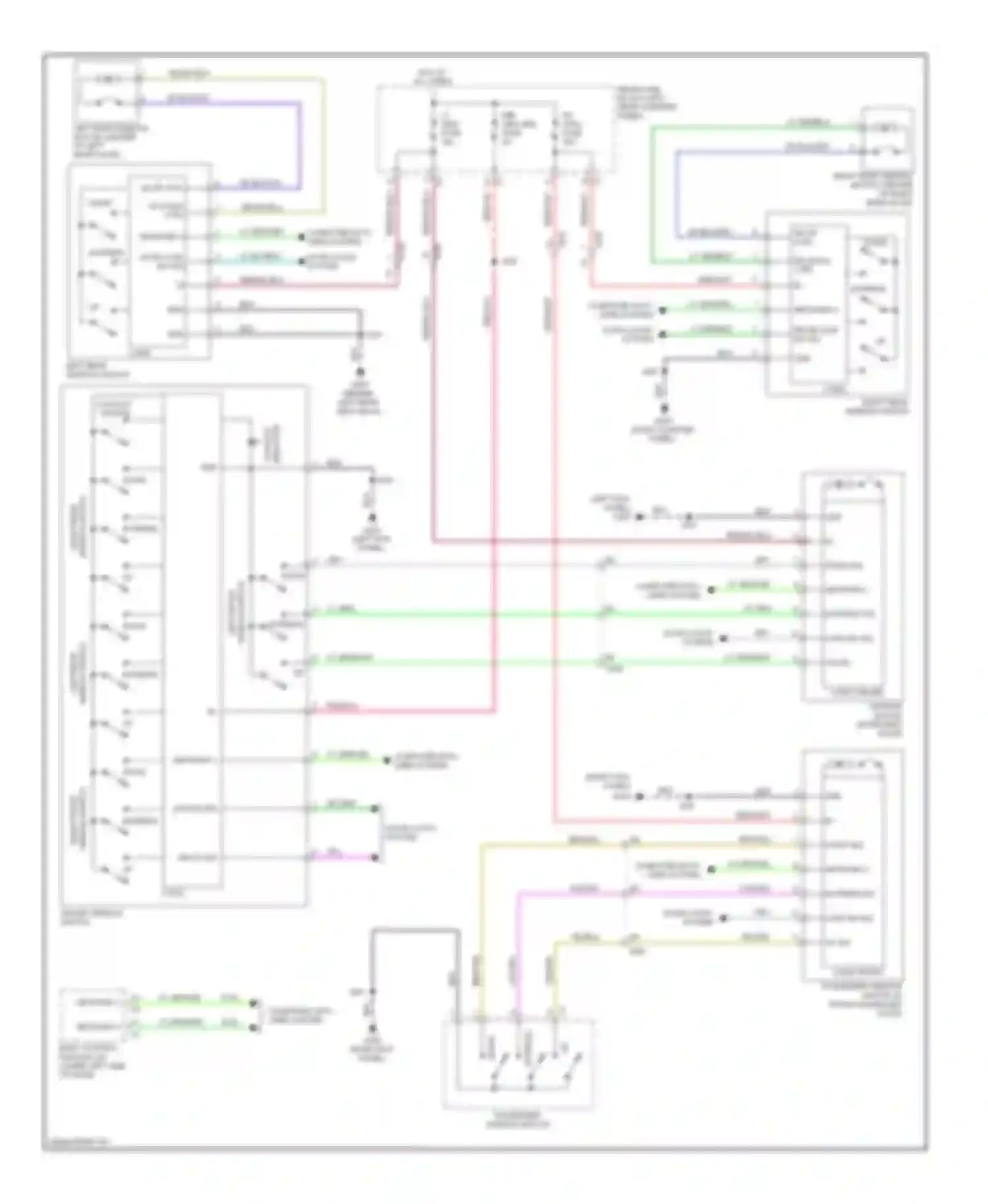 Wiring diagram yel/blk for Cadillac SRX II facelift (2012-2016) (5 of 6)
