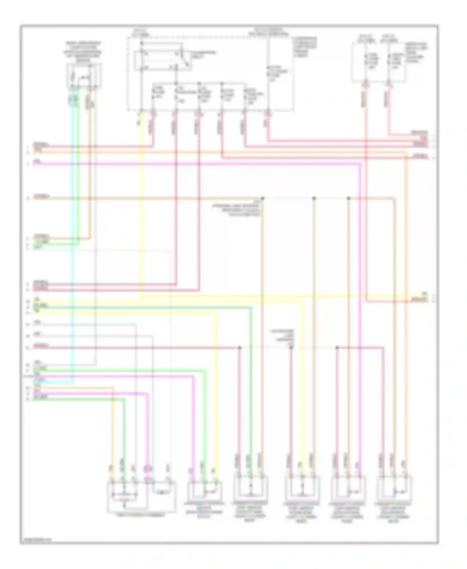 SRX Cadillac II (2009-2012): Wiring diagram engine performance 2.8l vin 4 (3 of 5)