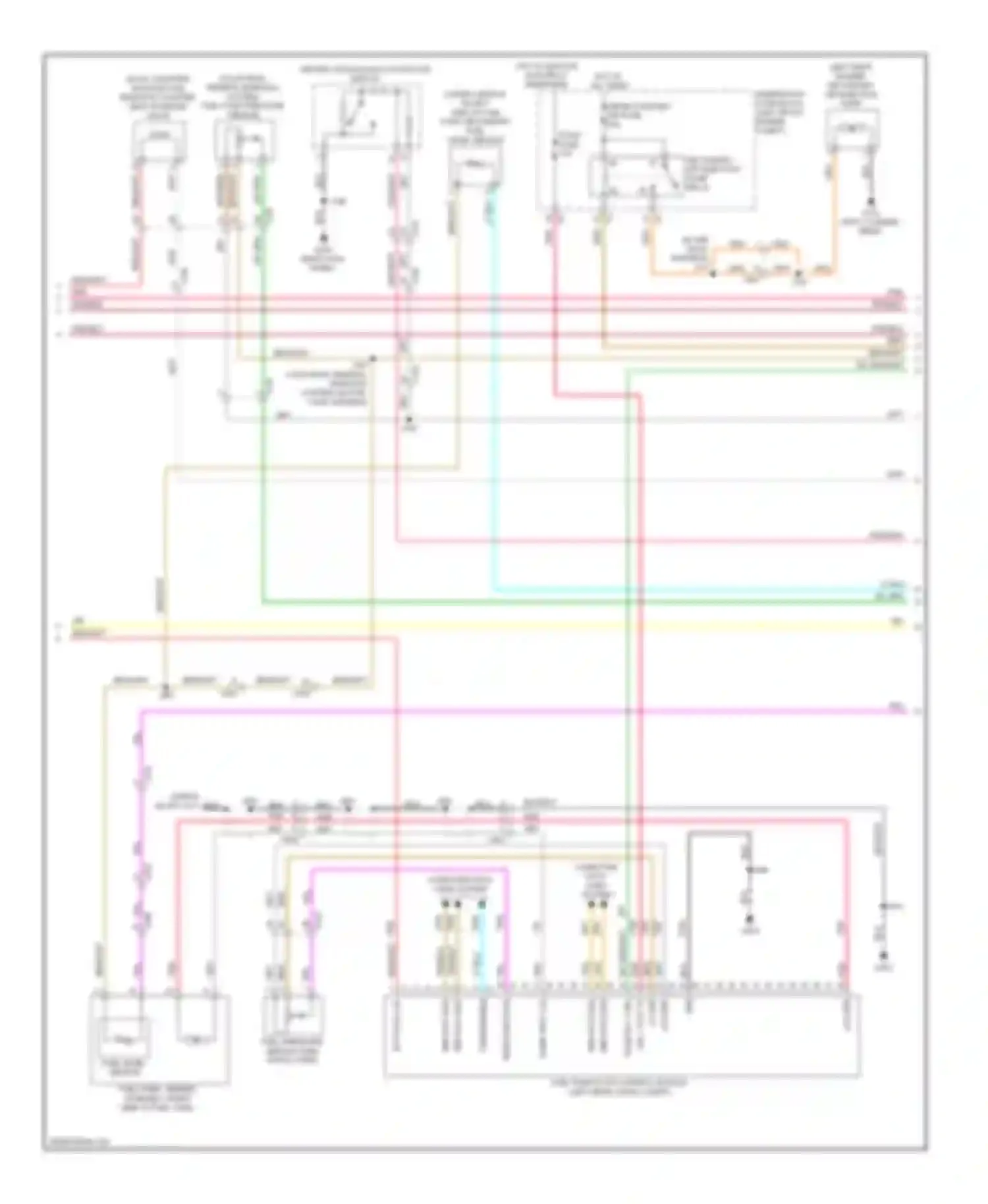SRX Cadillac II (2009-2012): Wiring diagram engine performance 2.8l vin 4 (4 of 5)