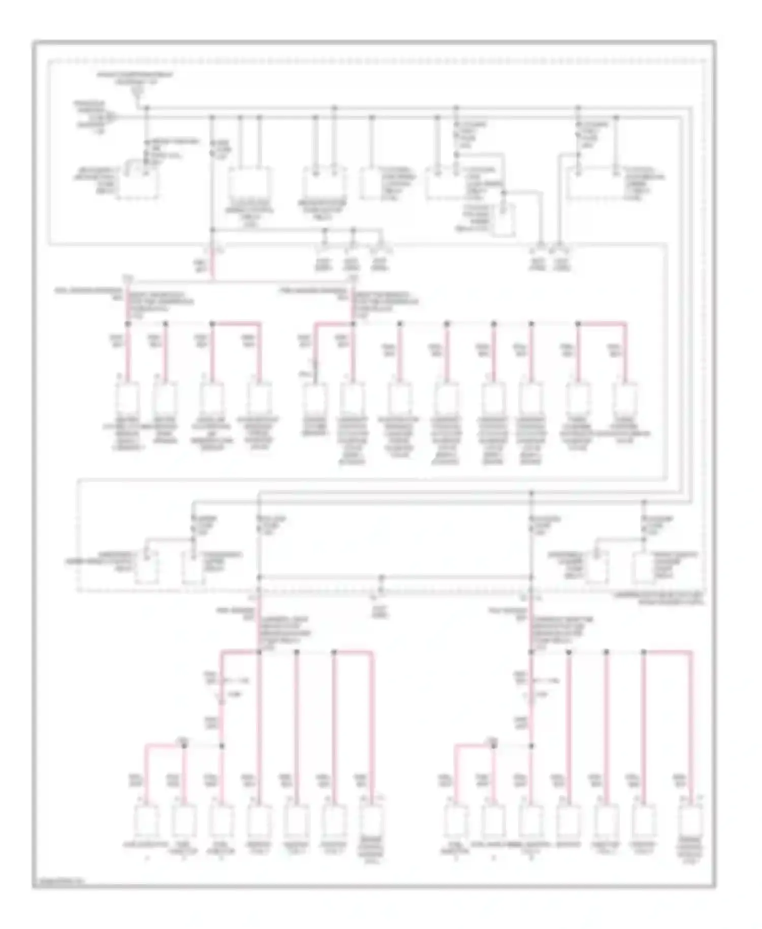 SRX Cadillac II (2009-2012): Power distribution circuit (2 of 8)