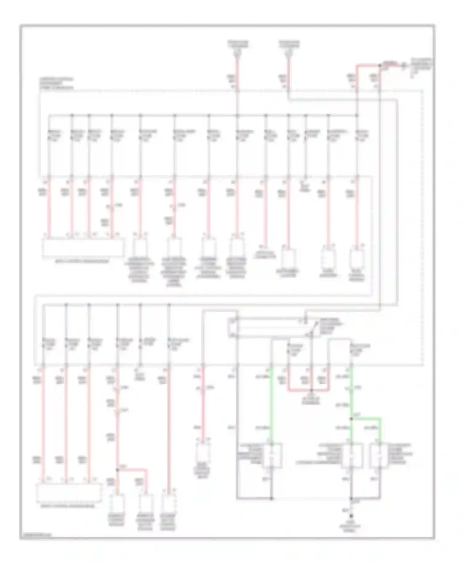 SRX Cadillac II (2009-2012): Power distribution circuit (5 of 8)