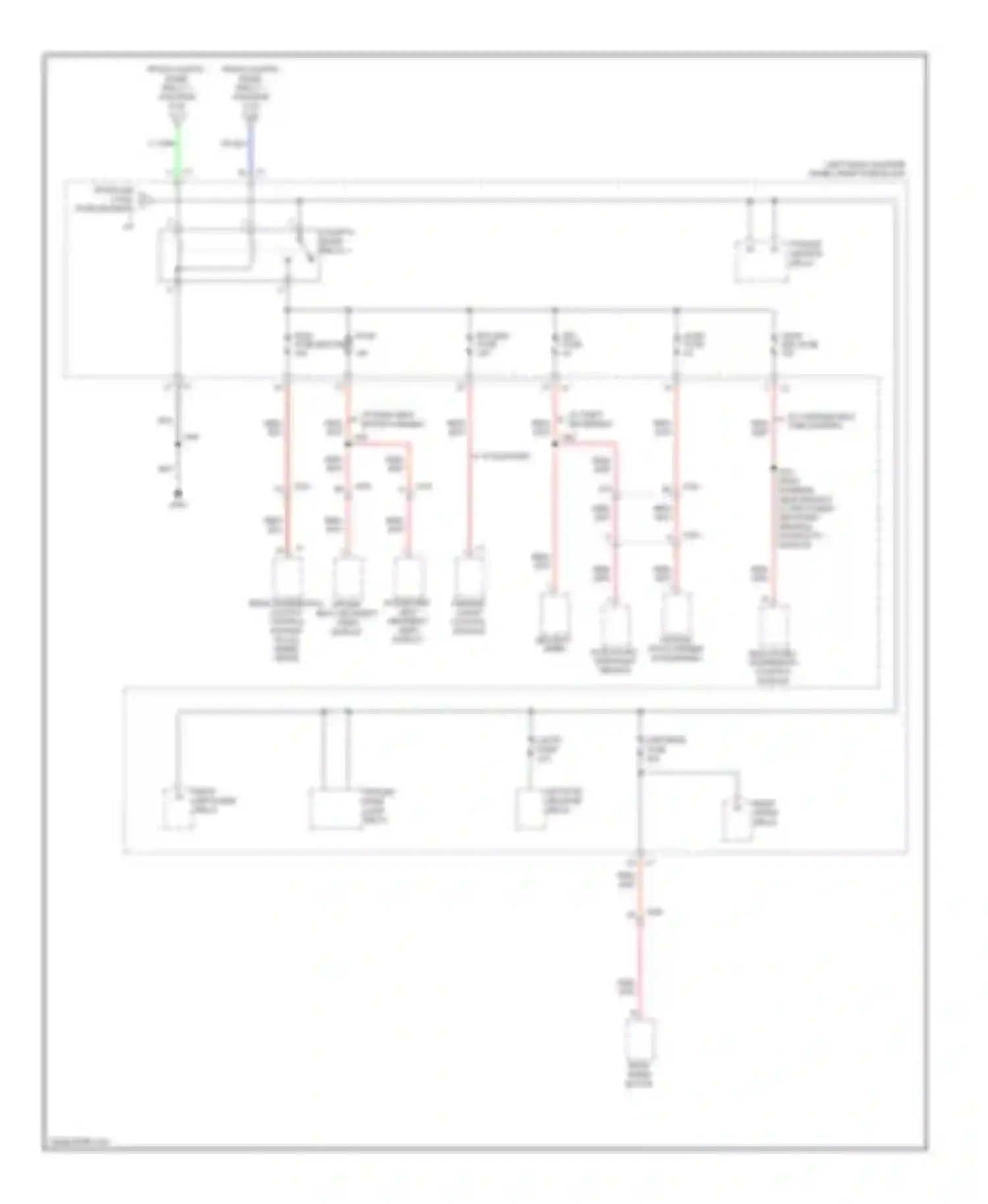 SRX Cadillac II (2009-2012): Power distribution circuit (8 of 8)