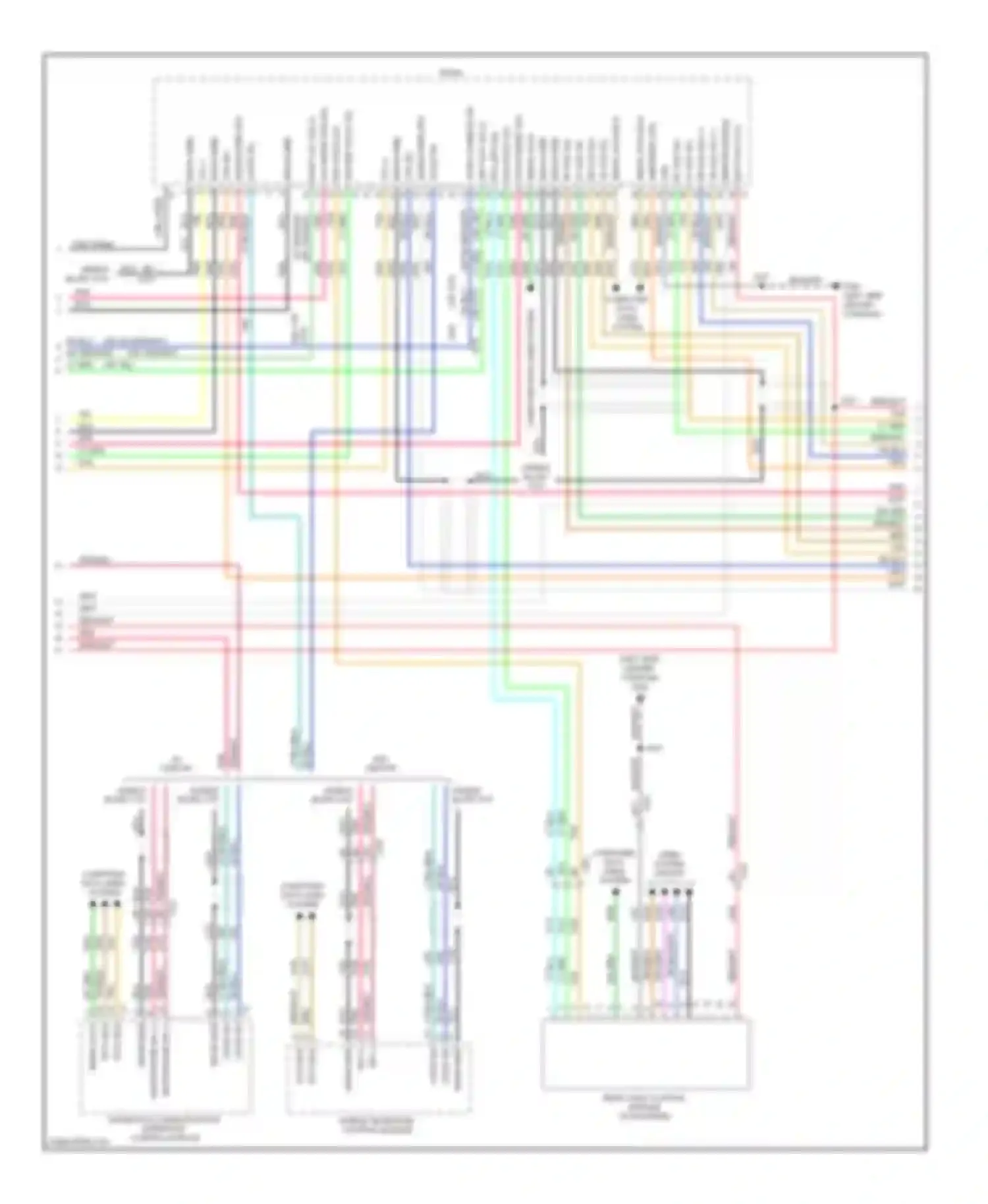 SRX Cadillac II (2009-2012): Radio circuit (4 of 5)