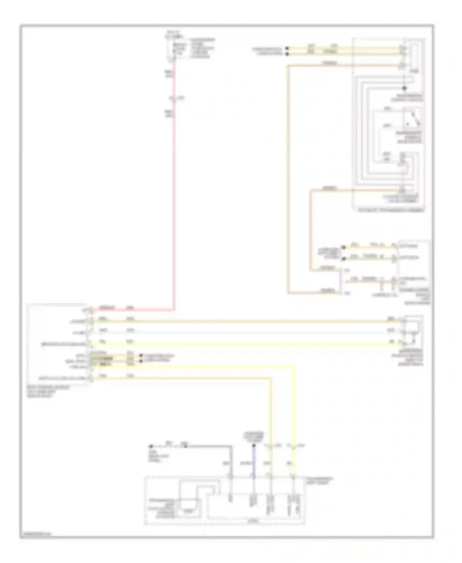 SRX Cadillac II (2009-2012): Shift interlock circuit