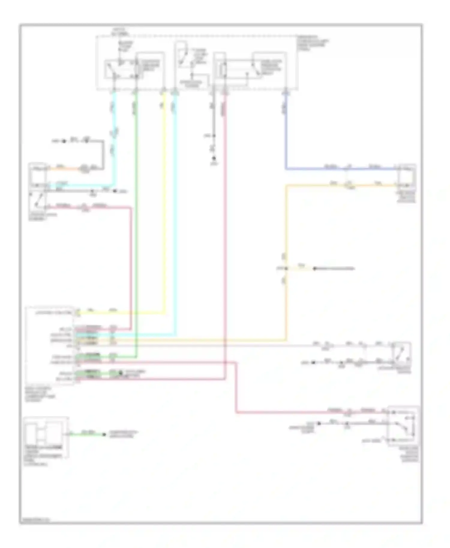 SRX Cadillac II (2009-2012): Liftgate release circuit