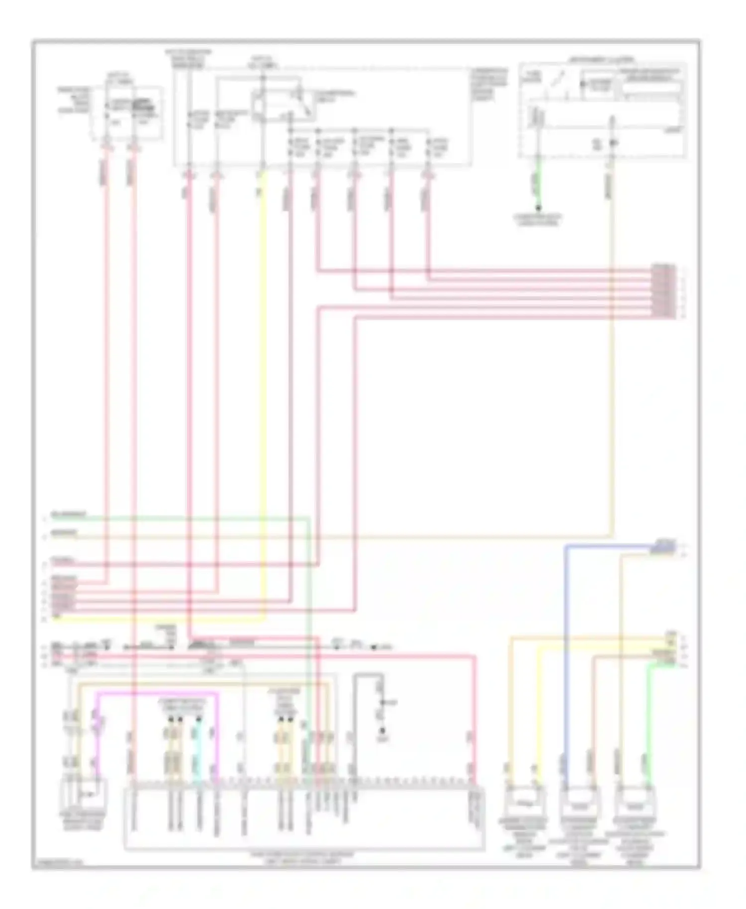 Wiring diagram computer data lines system for Cadillac SRX II (2009-2012) (20 of 63)