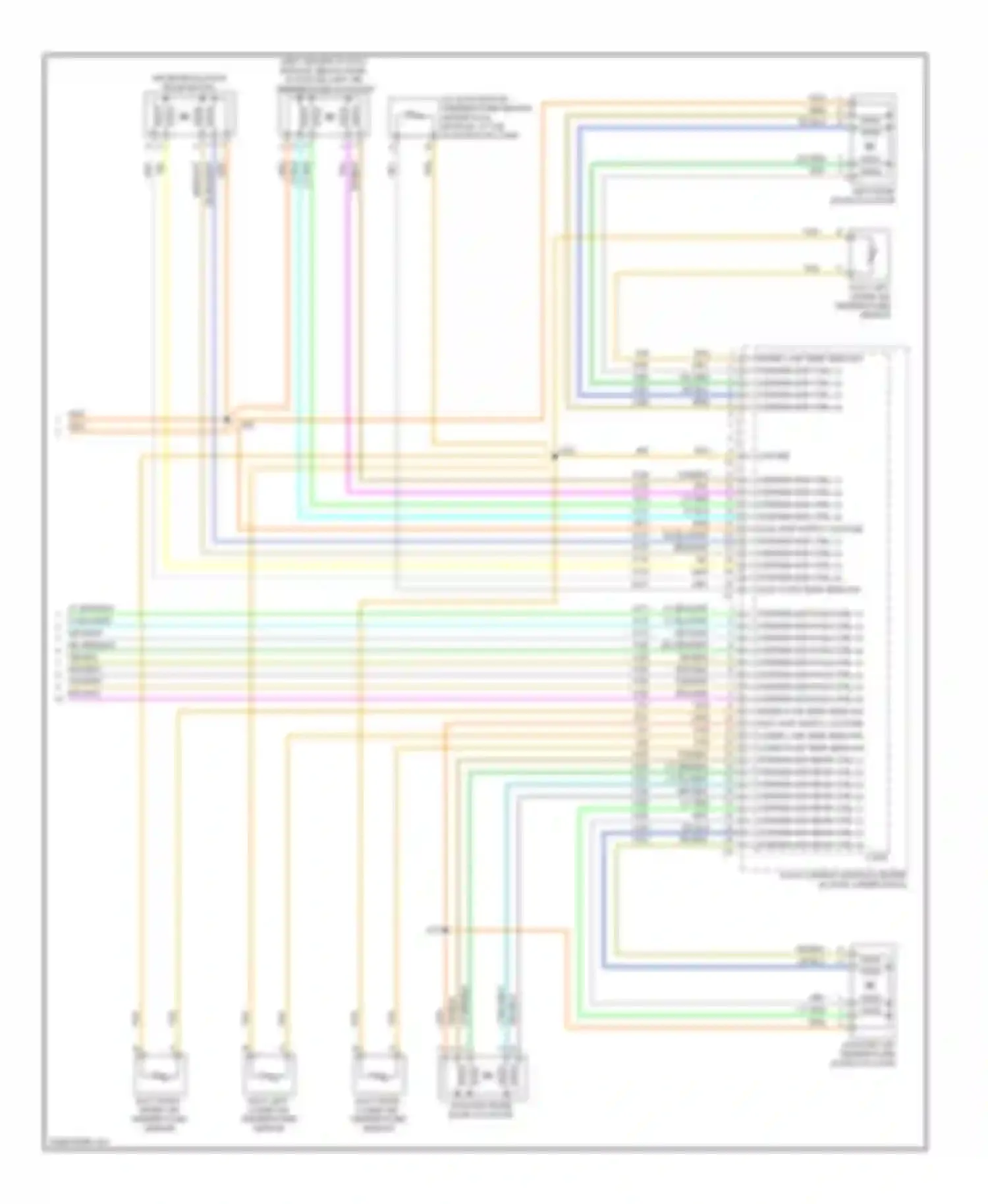Wiring diagram dk blu for Cadillac SRX II (2009-2012) (5 of 65)