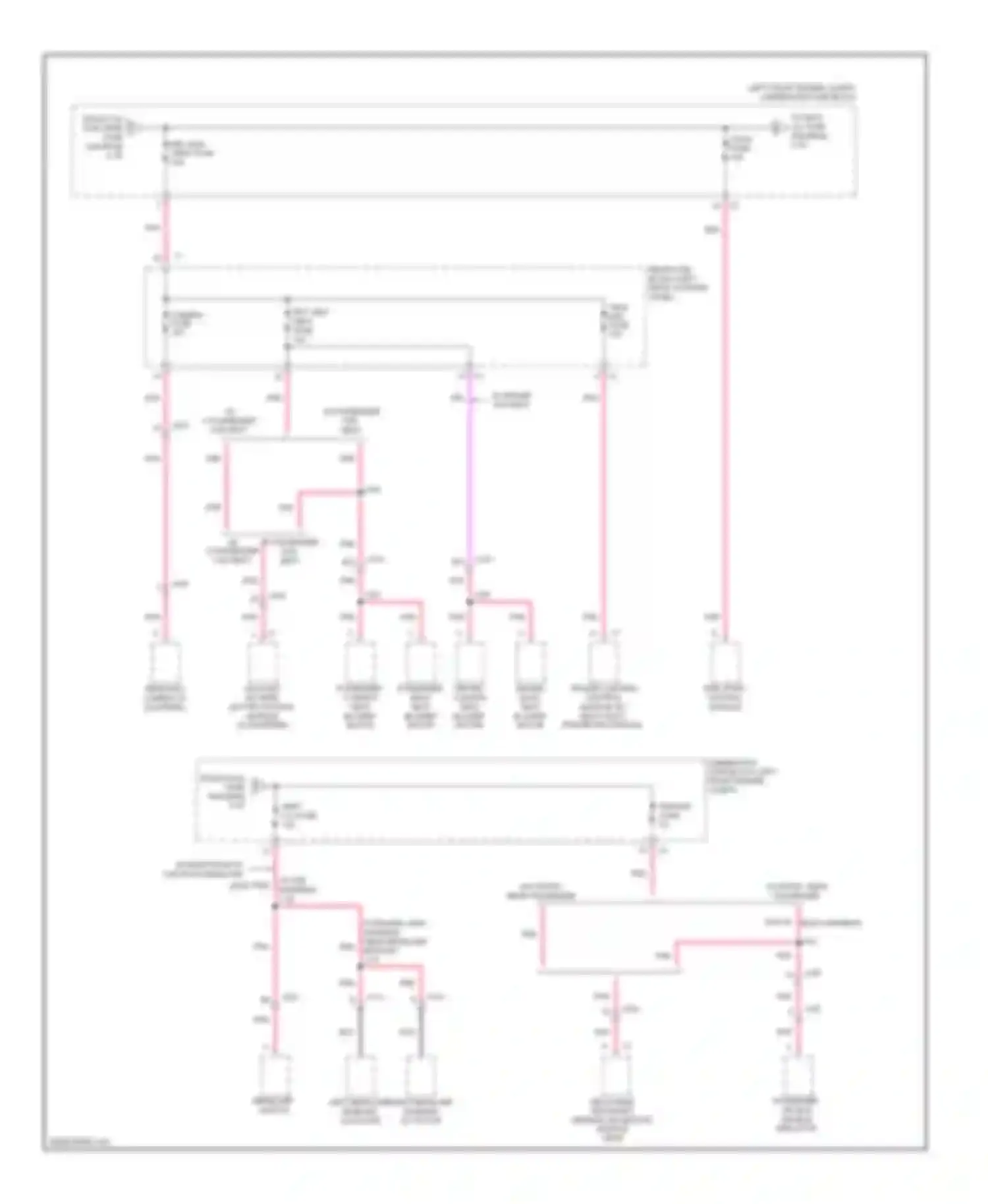 Wiring diagram headlamp switch for Cadillac SRX II (2009-2012) (6 of 7)