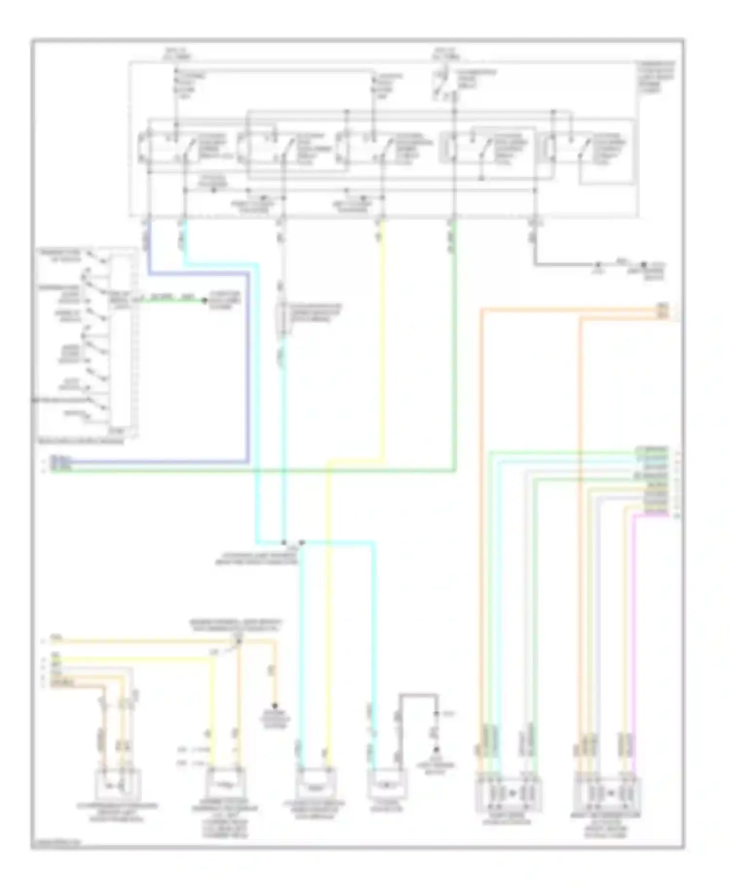 Wiring diagram hot at all times for Cadillac SRX II (2009-2012) (4 of 55)