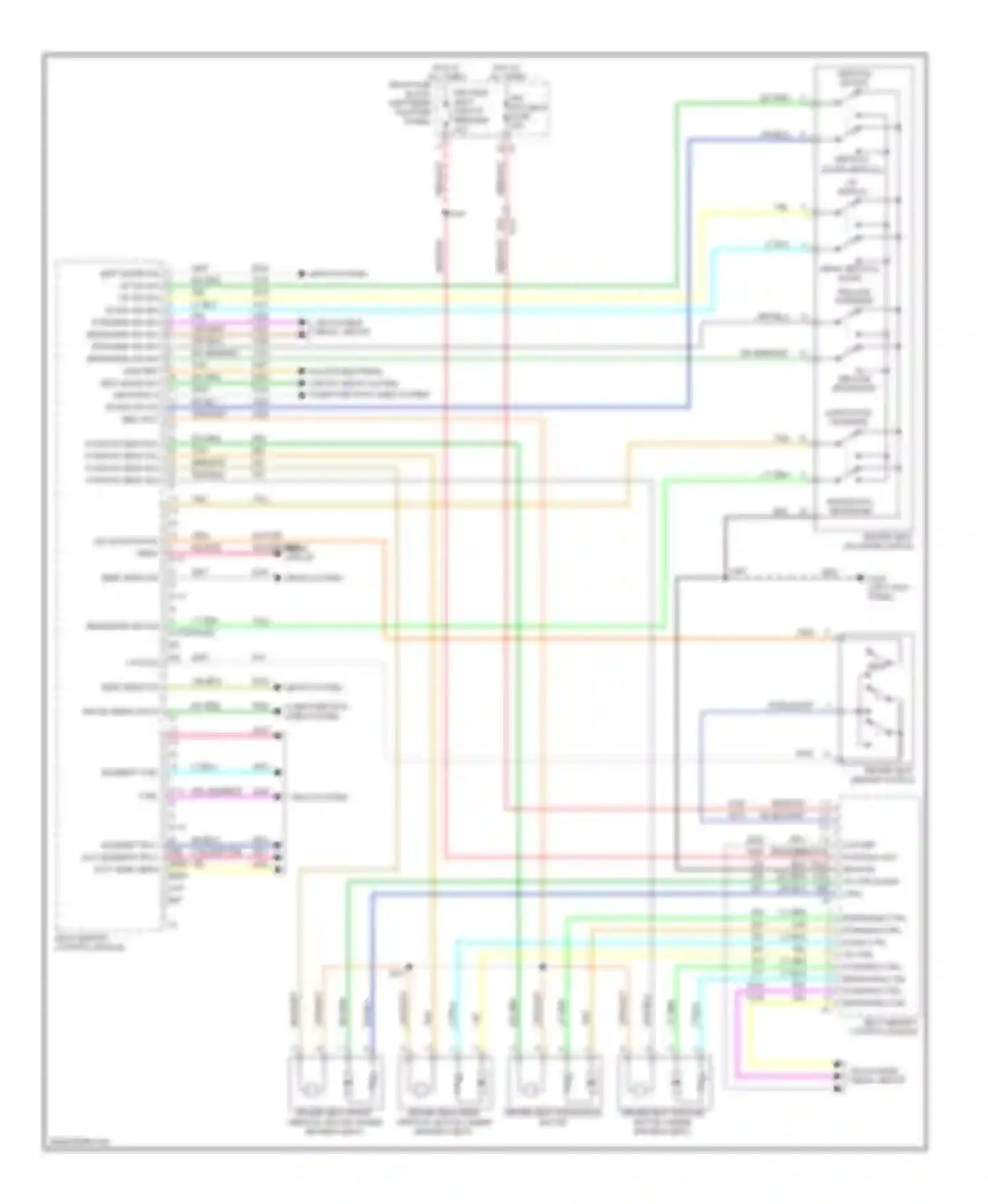 Wiring diagram lt grn for Cadillac SRX II (2009-2012) (30 of 45)