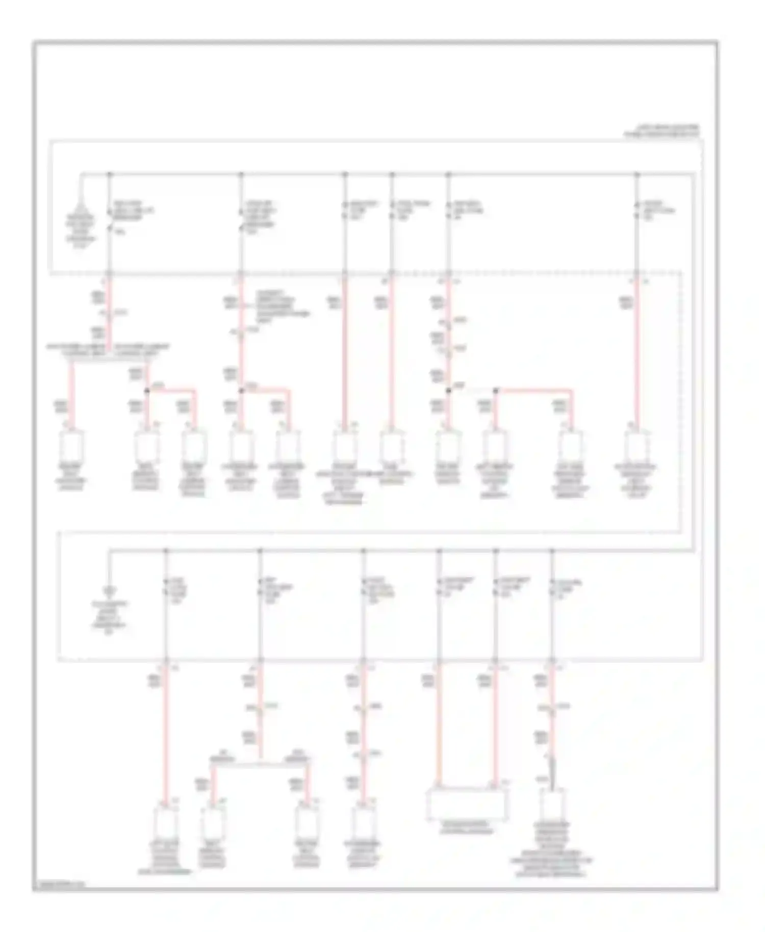 Wiring diagram passenger seat lumbar support switch for Cadillac SRX II (2009-2012) (1 of 1)