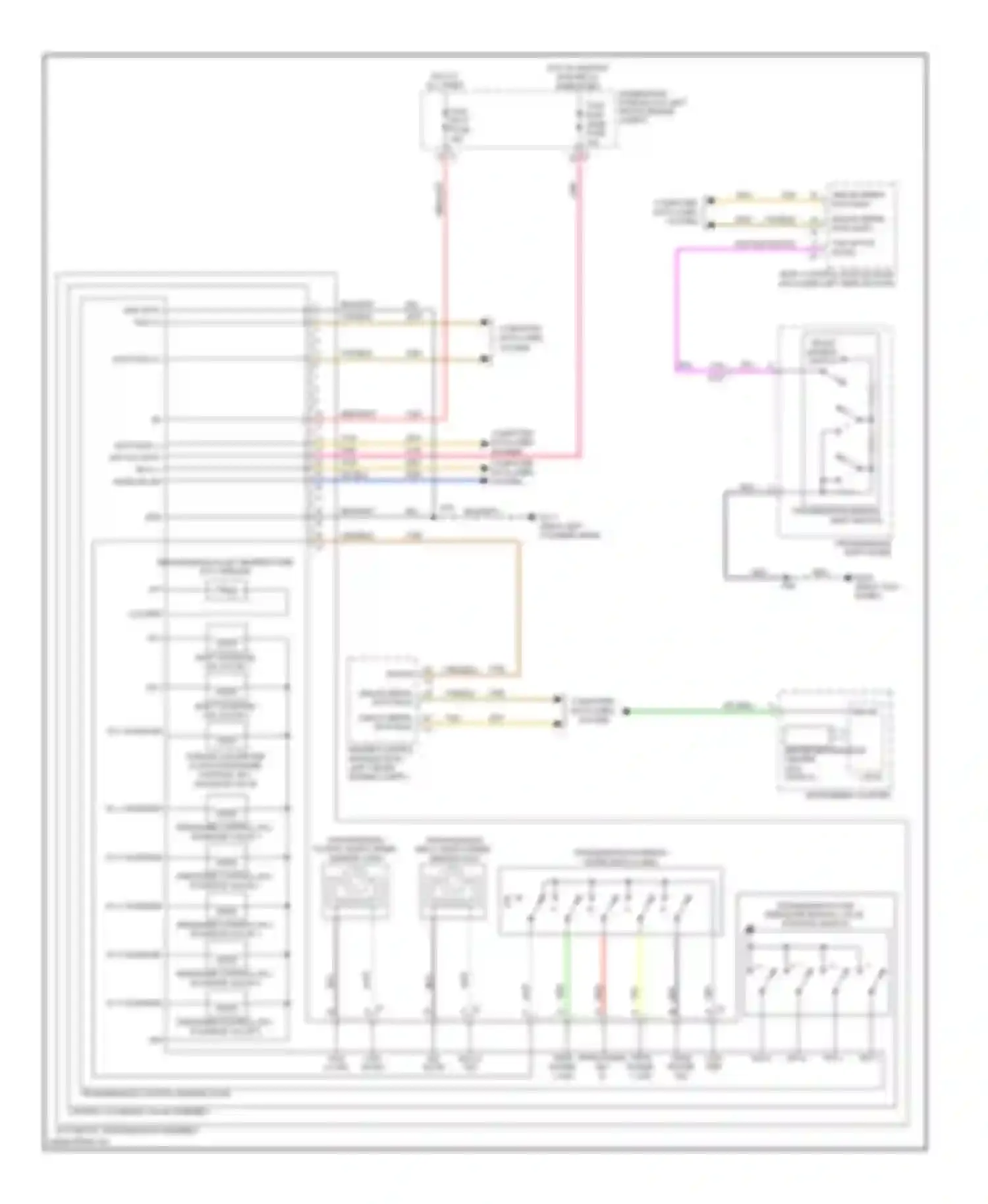 Wiring diagram pc 5 solenoid for Cadillac SRX II (2009-2012) (1 of 1)