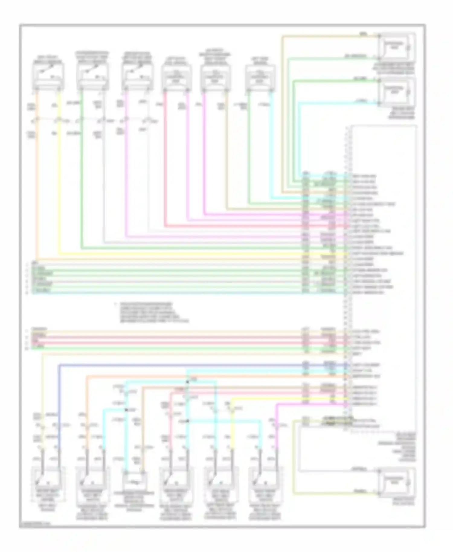 Wiring diagram wht for Cadillac SRX II (2009-2012) (70 of 72)