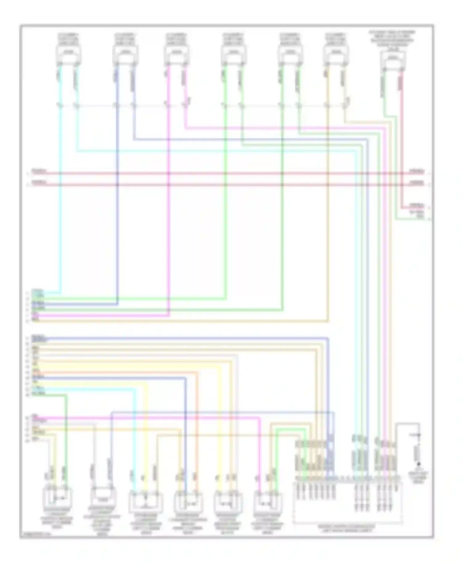 Wiring diagram wht/blk for Cadillac SRX II (2009-2012) (10 of 14)