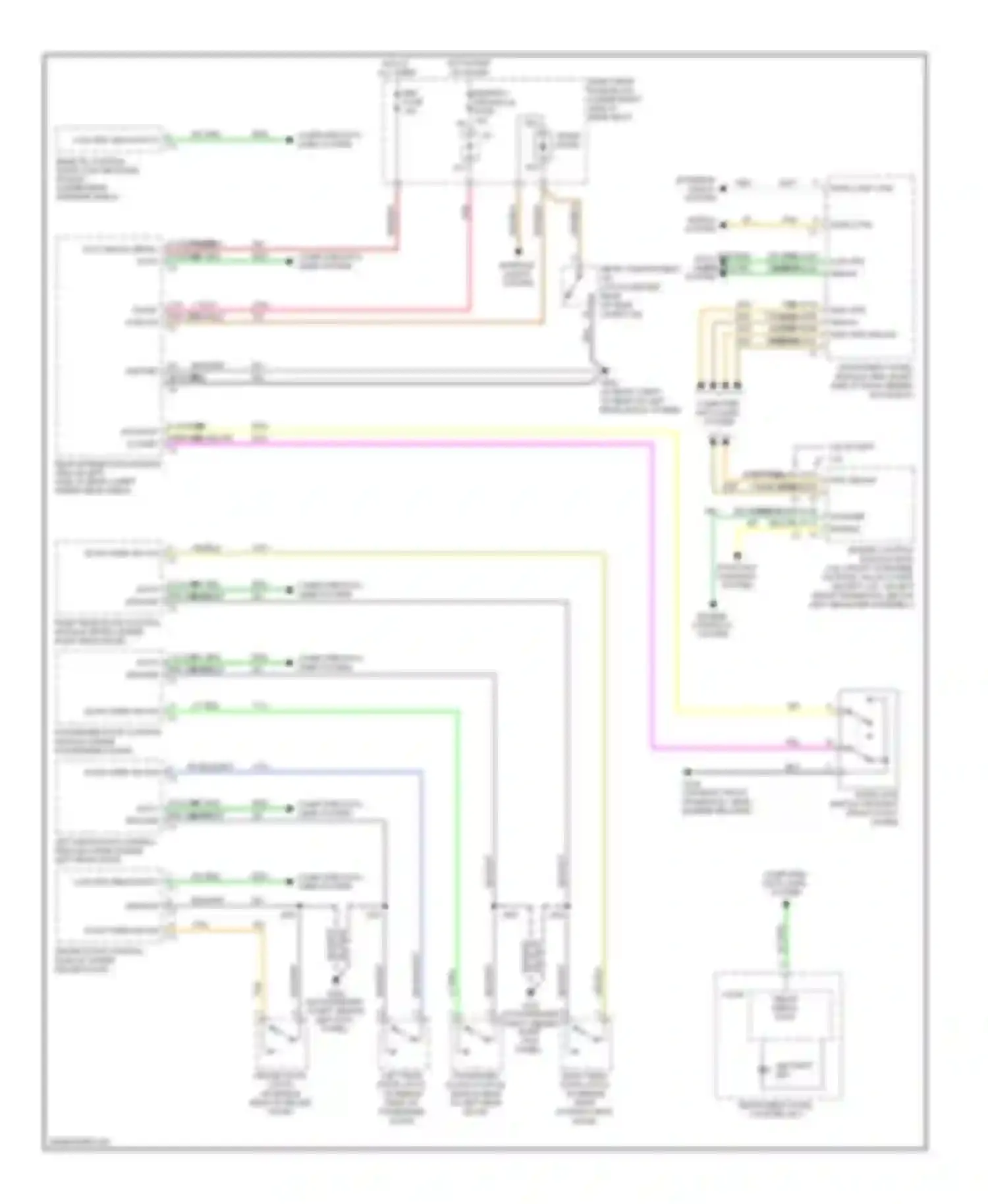 STS Cadillac I facelift (2007-2011): Anti-theft circuit