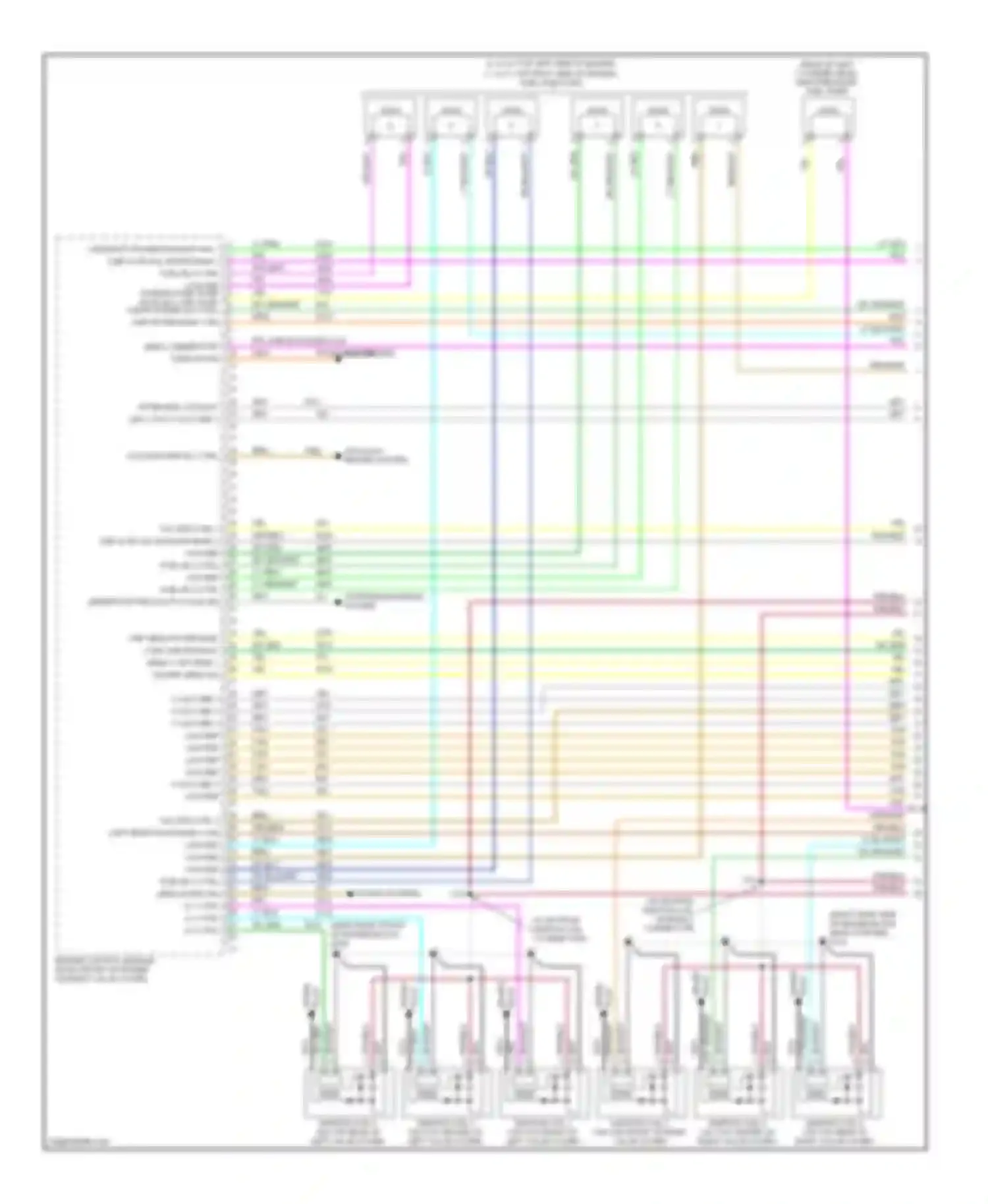 STS Cadillac I facelift (2007-2011): Wiring diagram engine performance 3.6l vin v (1 of 5)