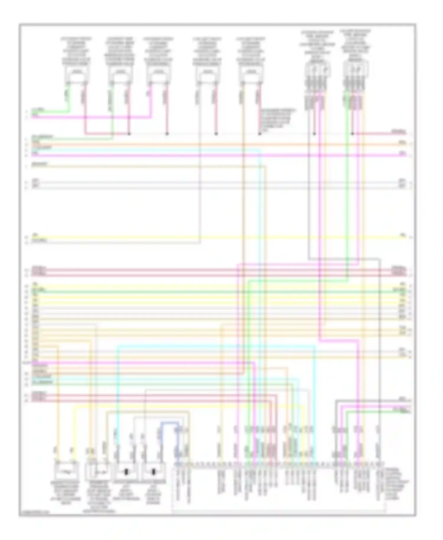 STS Cadillac I facelift (2007-2011): Wiring diagram engine performance 3.6l vin v (2 of 5)