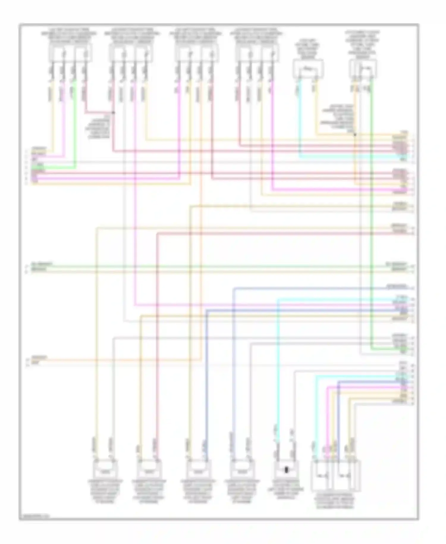 STS Cadillac I facelift (2007-2011): Wiring diagram engine performance 4.6l vin a (2 of 6)
