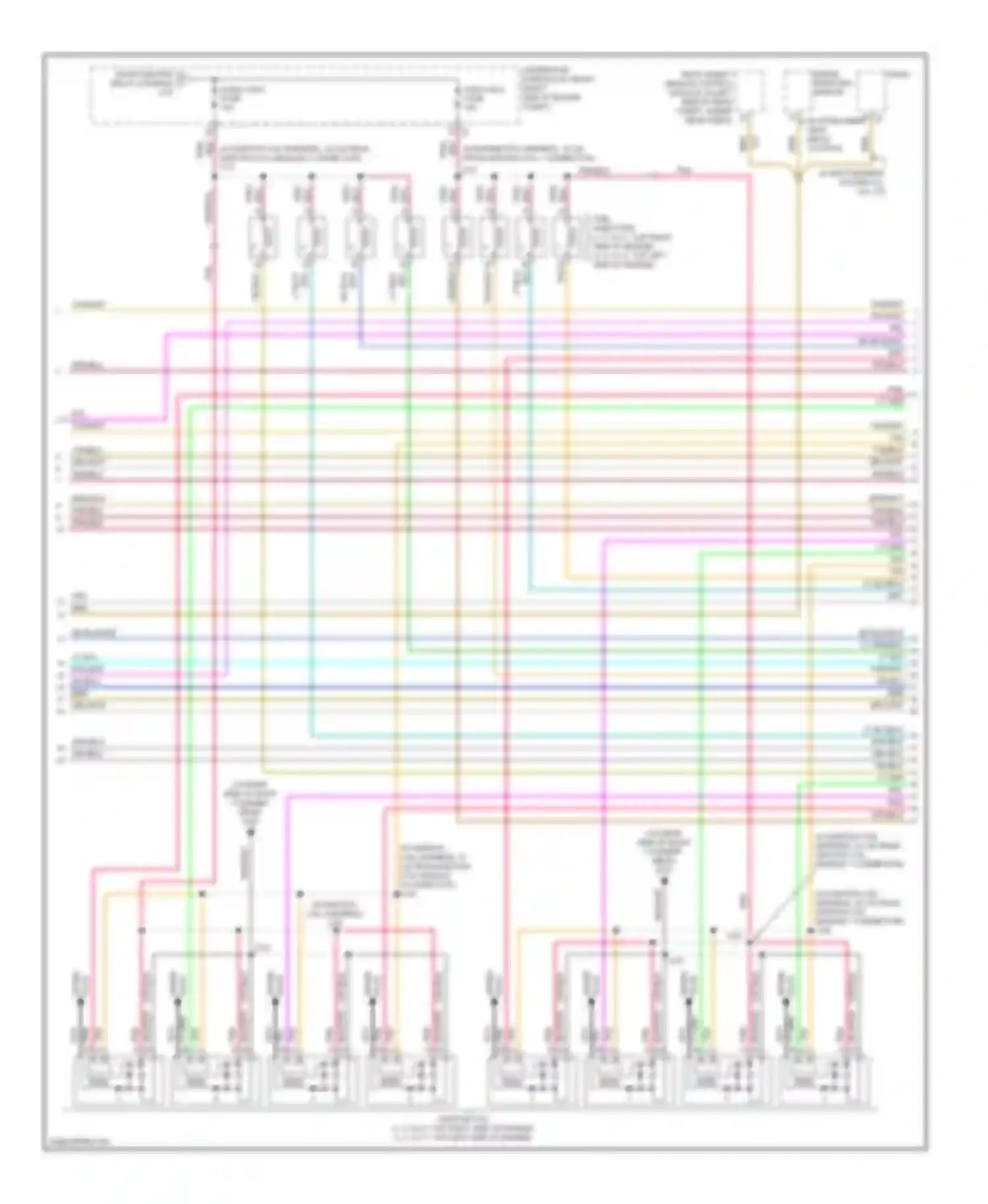STS Cadillac I facelift (2007-2011): Wiring diagram engine performance 4.6l vin a (4 of 6)
