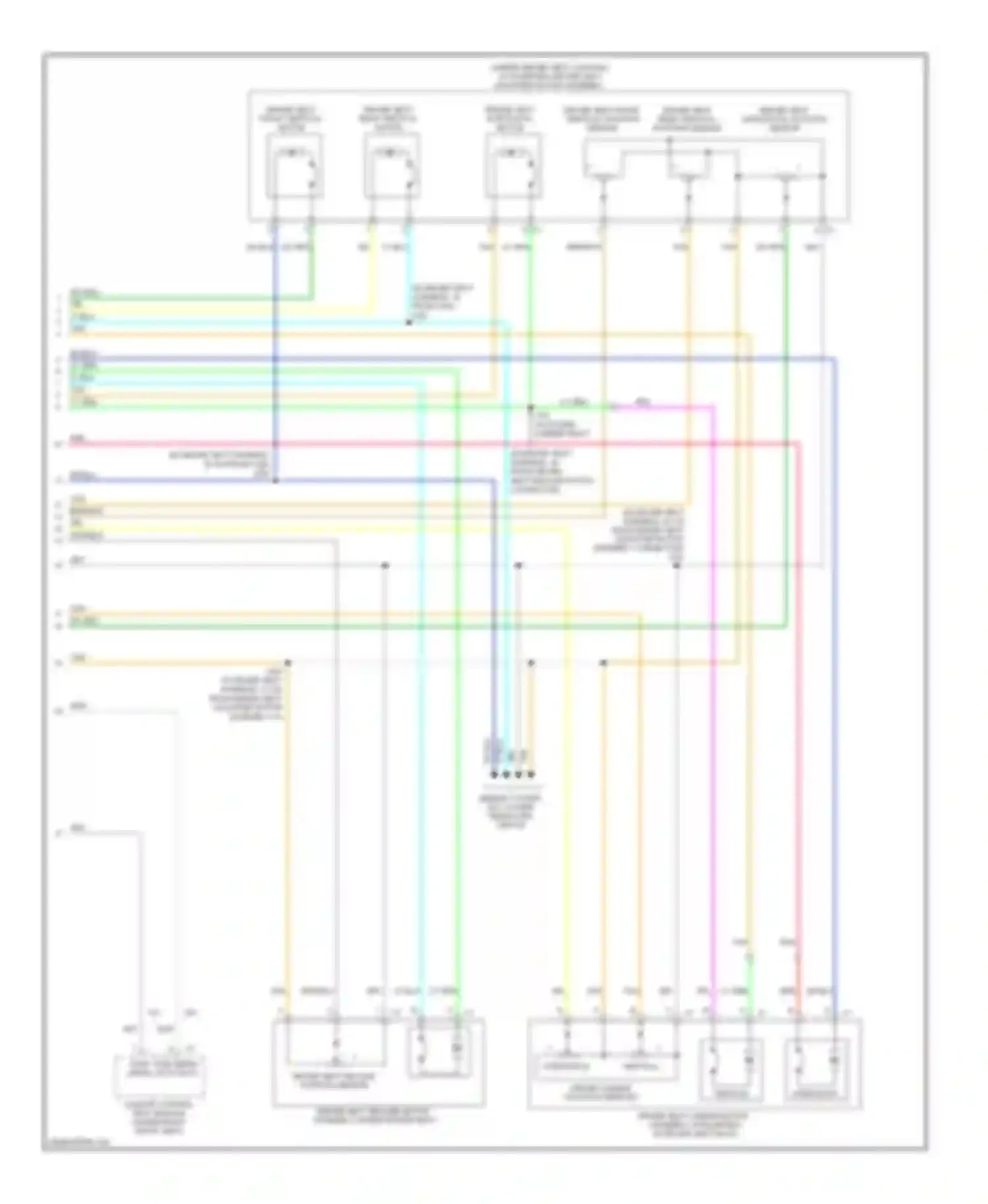 STS Cadillac I facelift (2007-2011): Memory seat circuit (2 of 2)