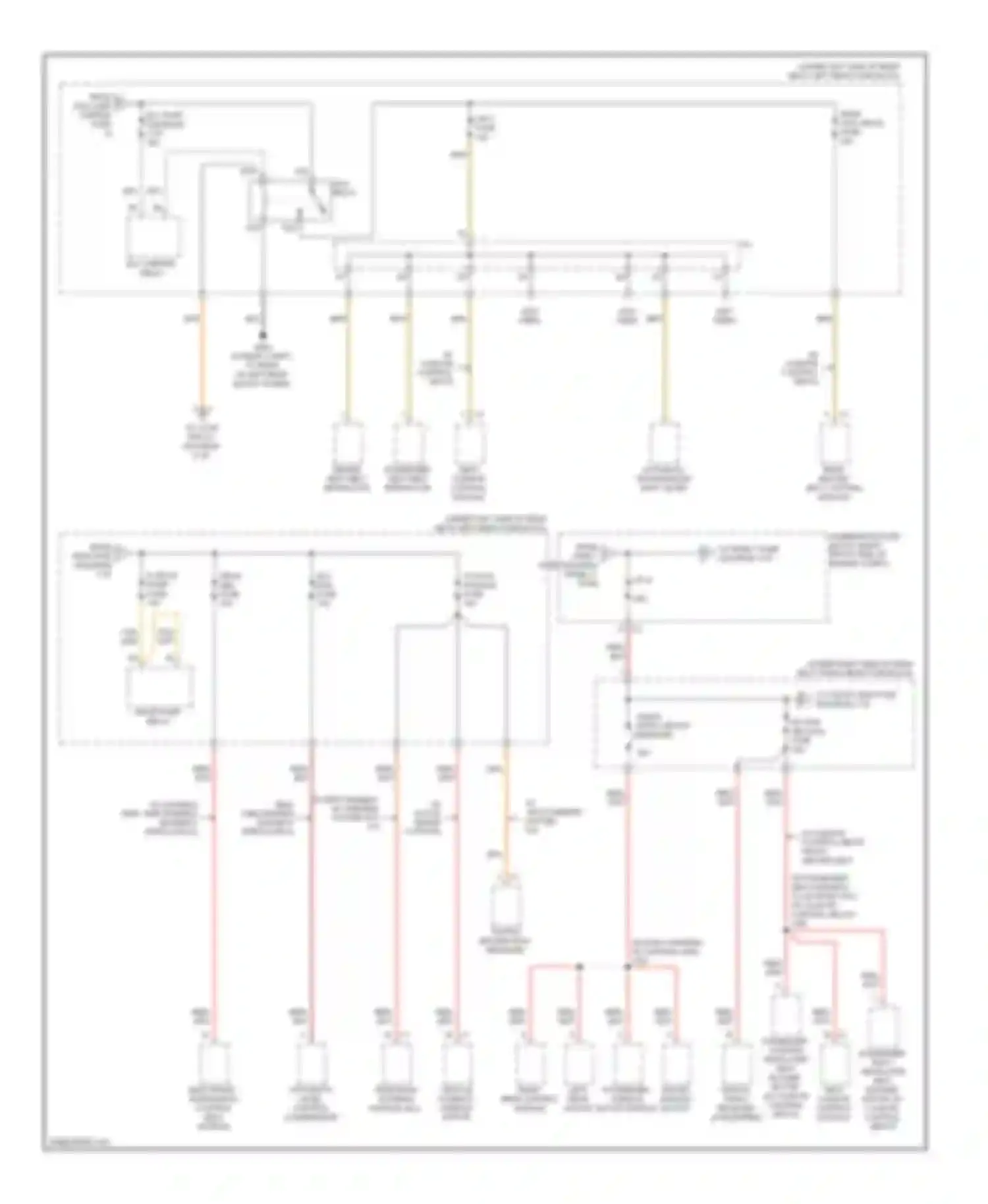 STS Cadillac I facelift (2007-2011): Power distribution circuit (2 of 6)