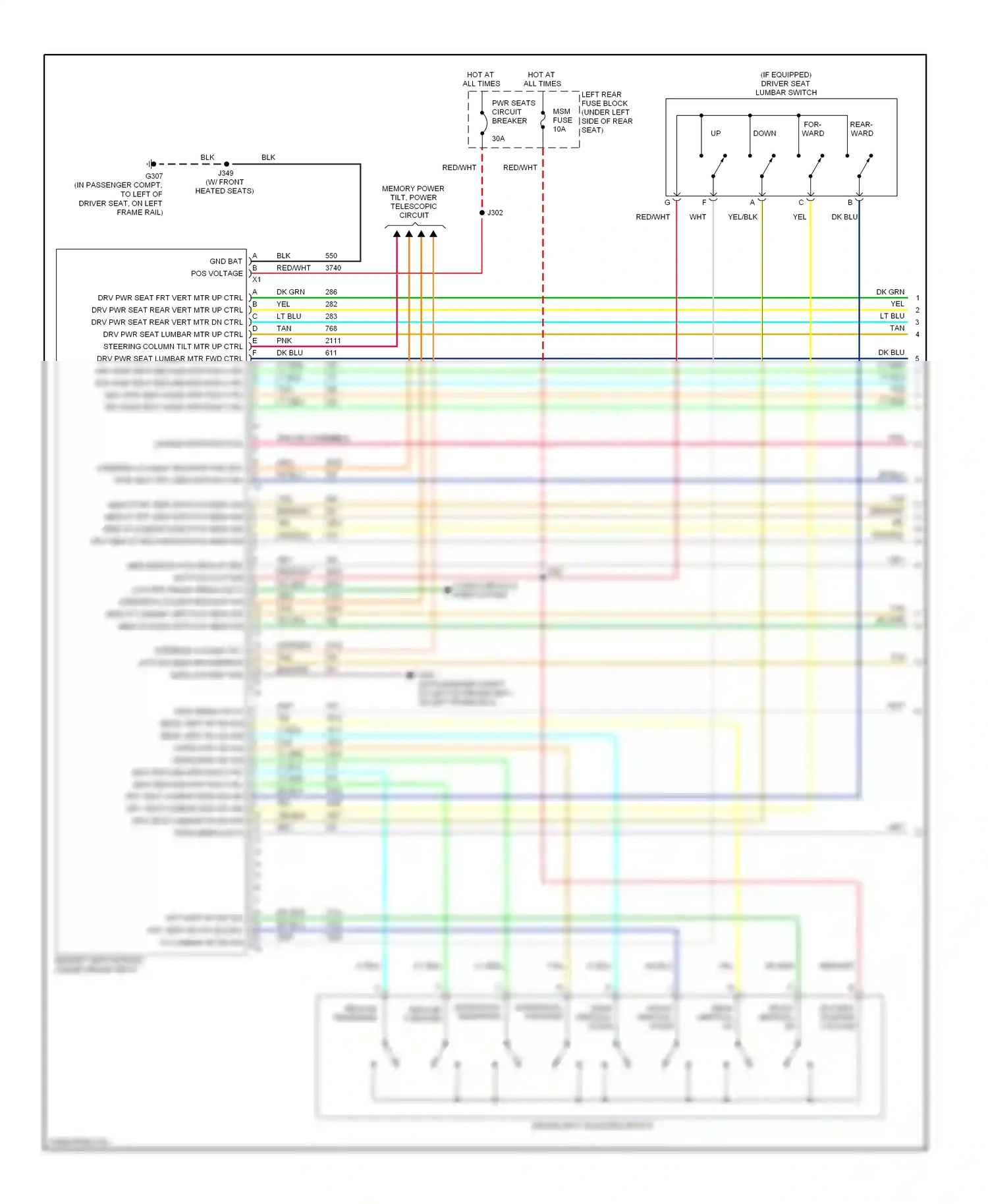 Cadillac STS I facelift (2007-2011) computer data lines system wiring diagram  (38 of 62)