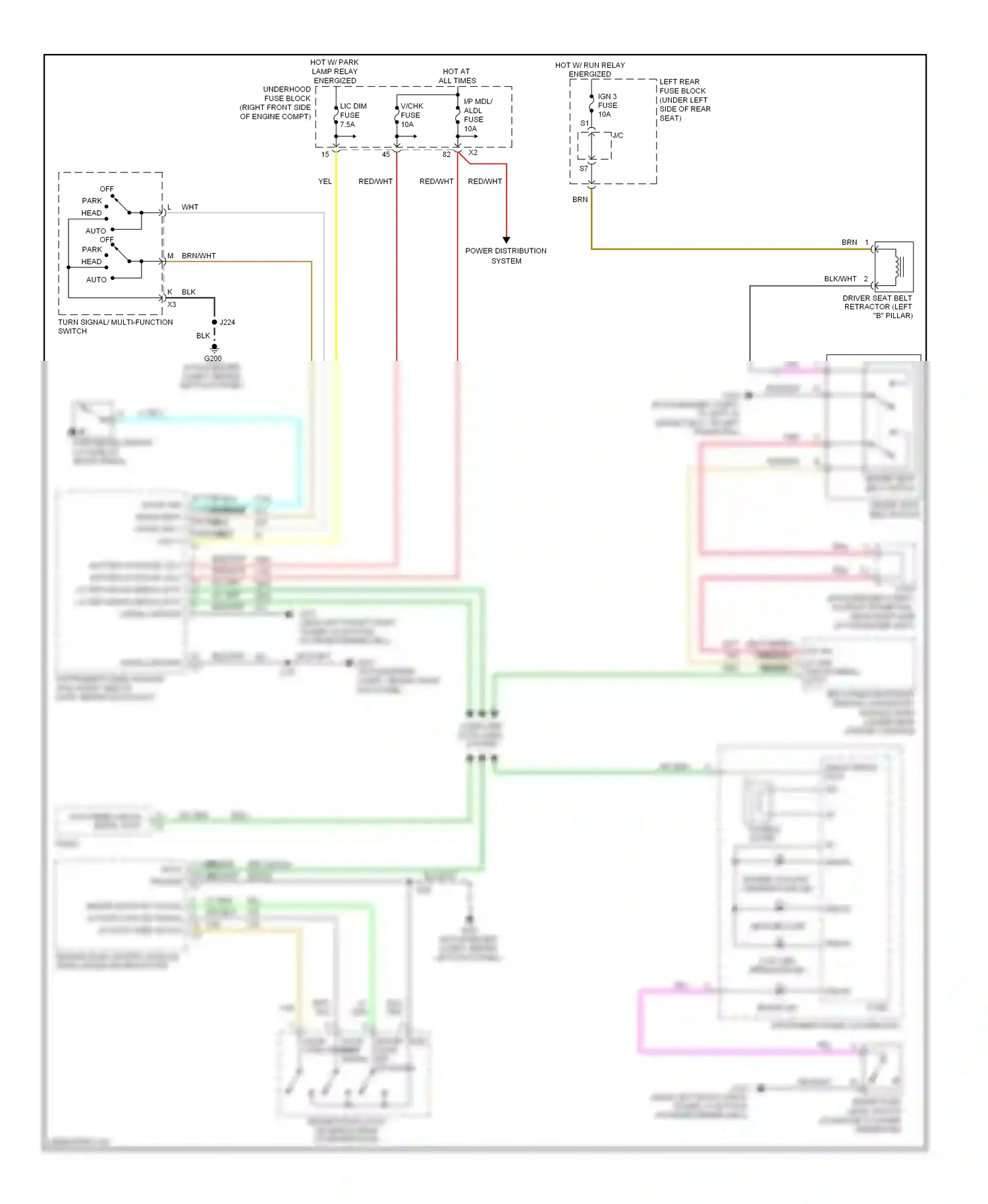 Cadillac STS I facelift (2007-2011) computer data lines system wiring diagram  (55 of 62)