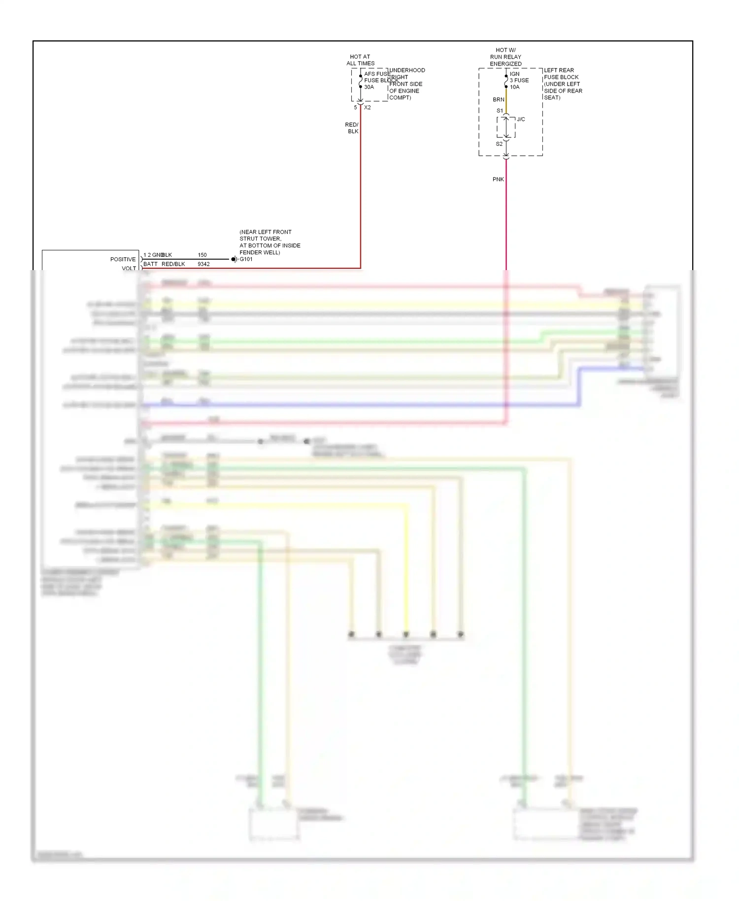 Cadillac STS I facelift (2007-2011) computer data lines system wiring diagram  (15 of 62)