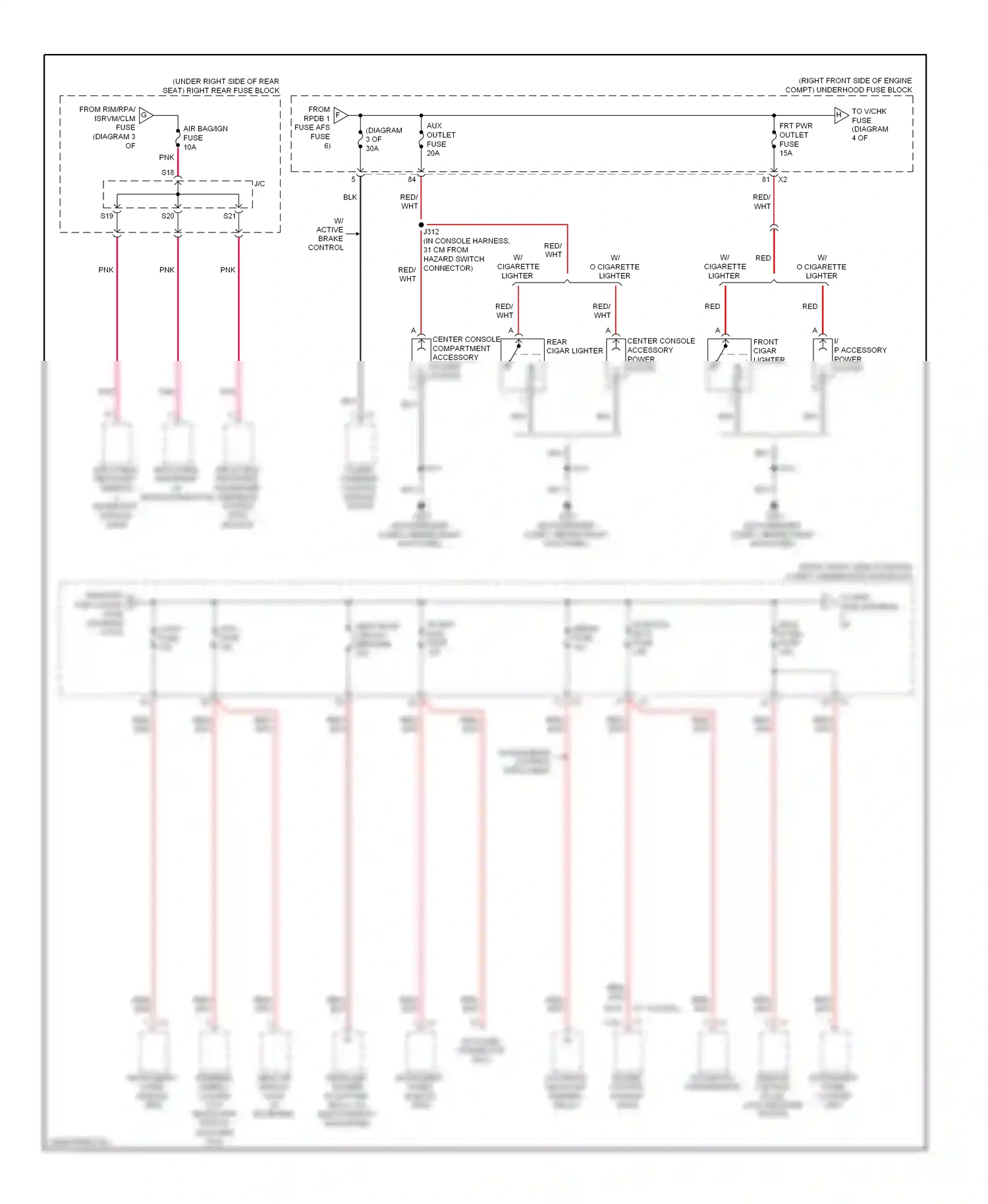Cadillac STS I facelift (2007-2011) engine control module (ecm) wiring diagram  (2 of 3)
