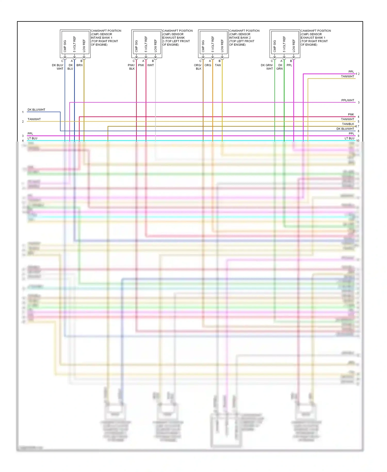 Cadillac STS I facelift (2007-2011) low ref wiring diagram  (7 of 15)
