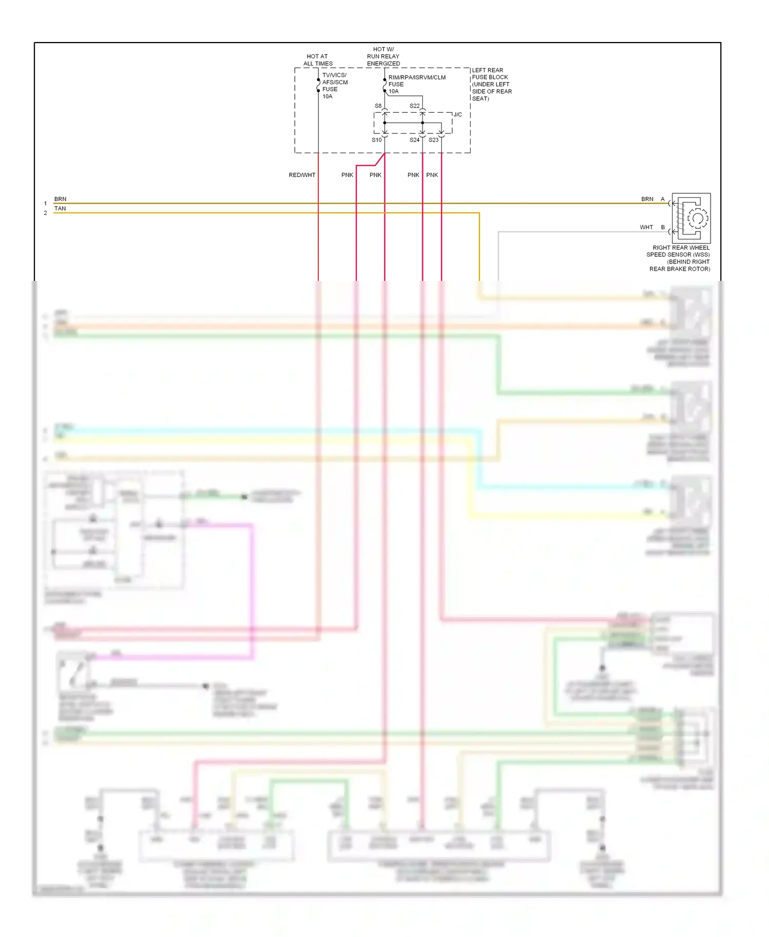 Cadillac STS I facelift (2007-2011) serial data wiring diagram  (4 of 12)
