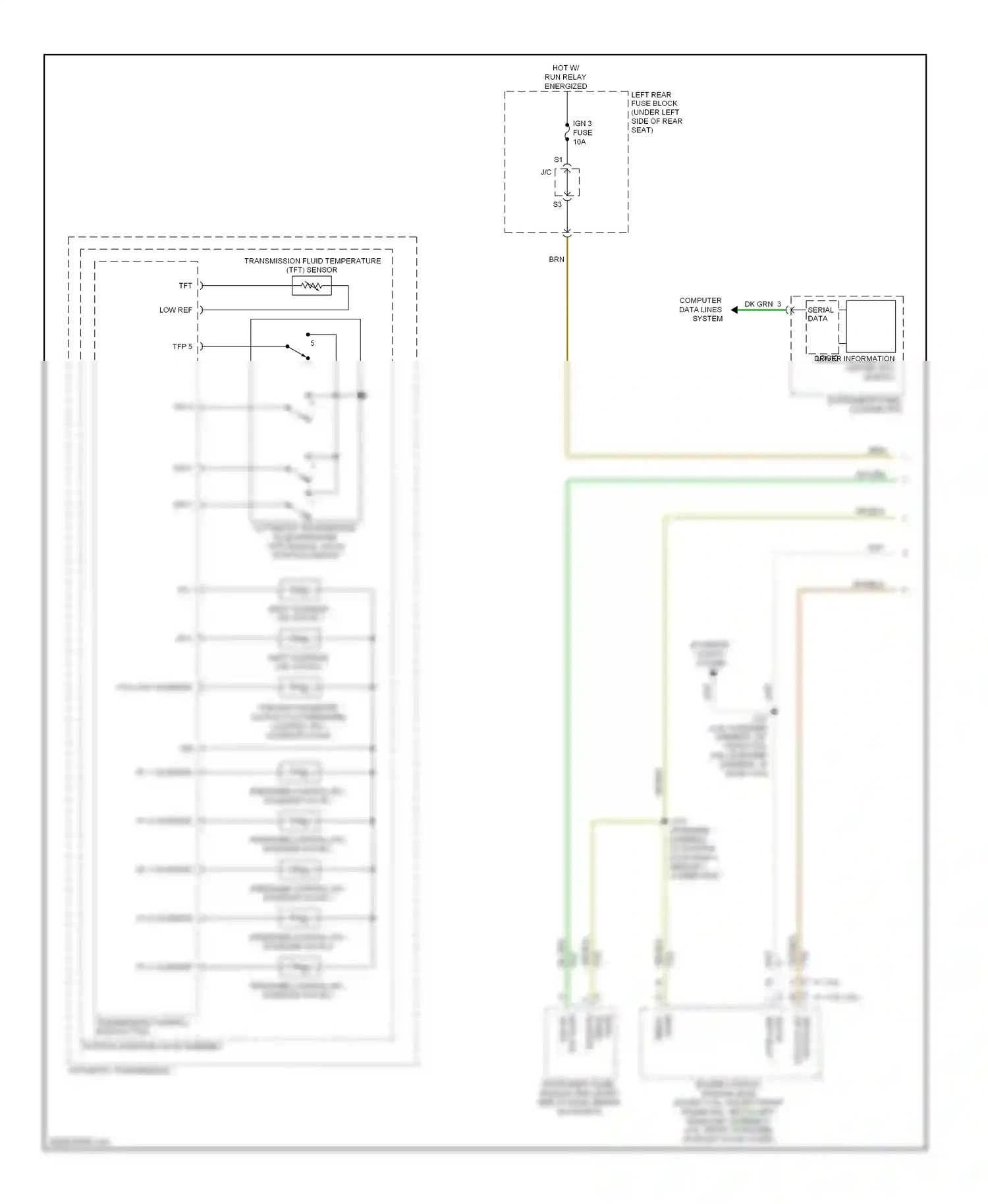 Cadillac STS I facelift (2007-2011) serial data wiring diagram  (11 of 12)