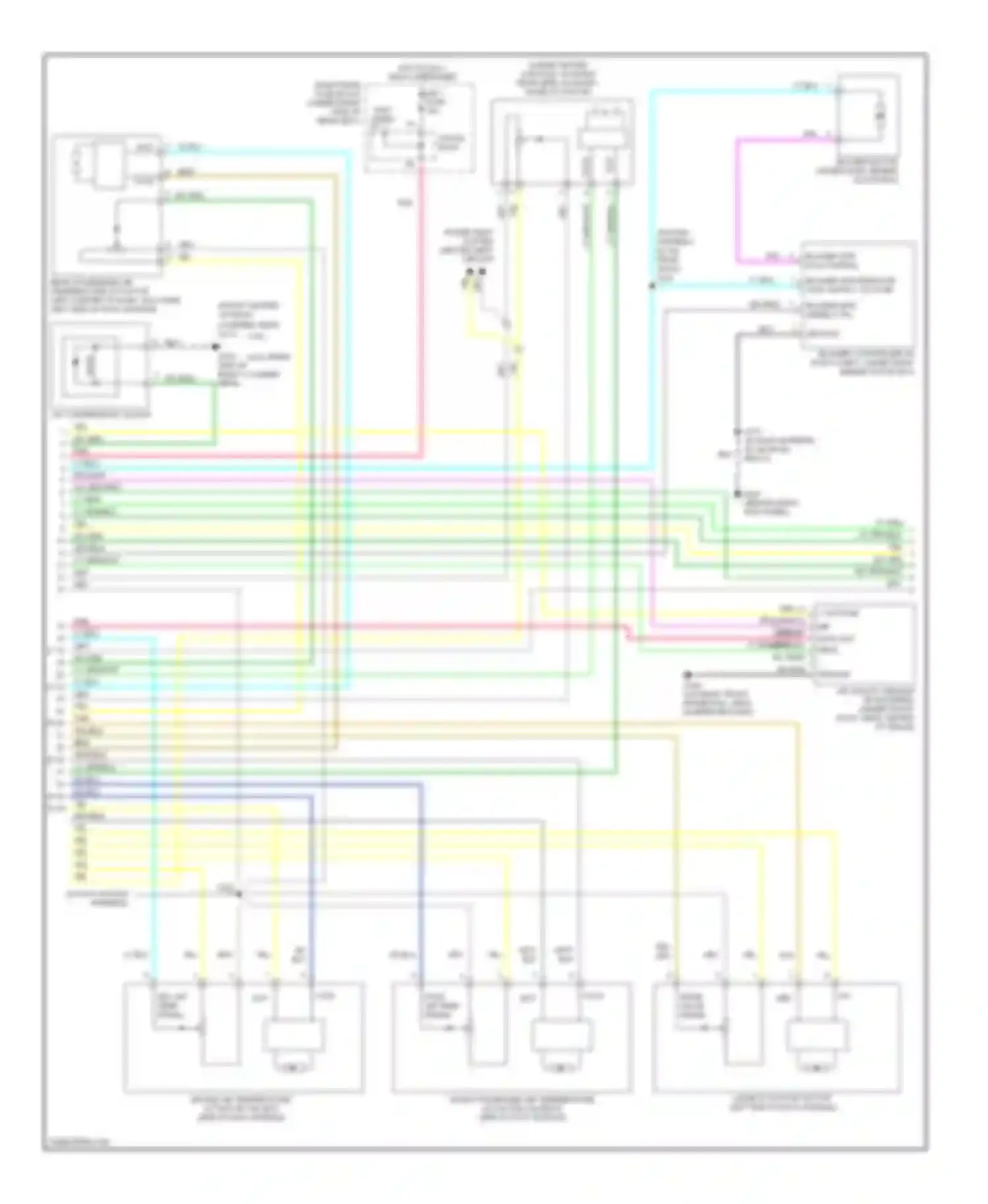 STS Cadillac I (2004-2007): Automatic a/c circuit (2 of 3)