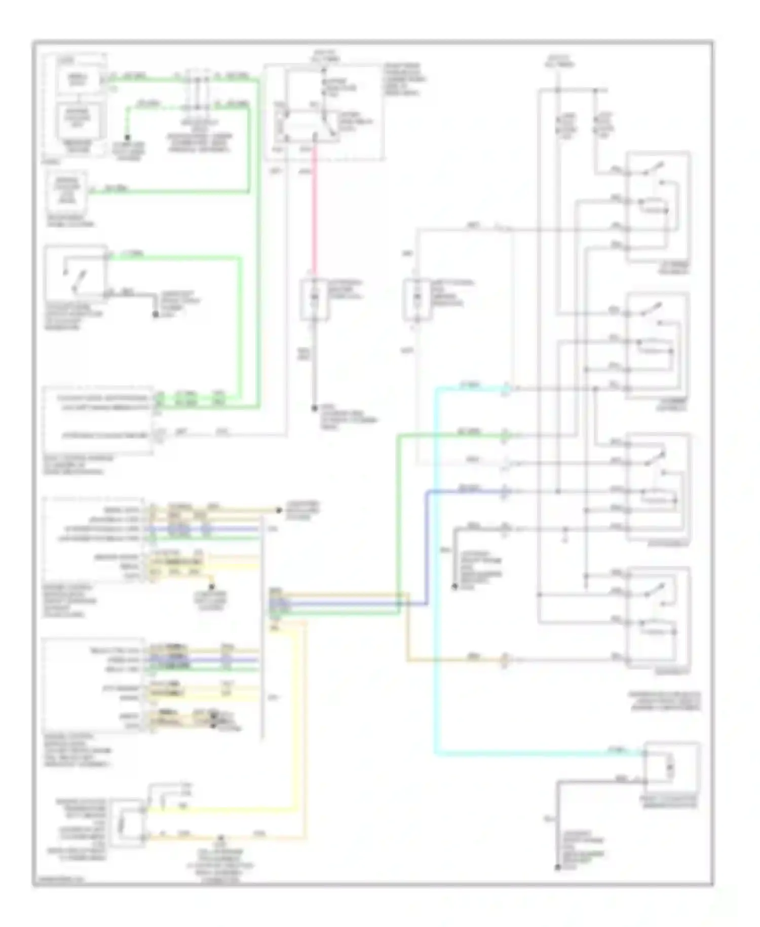 STS Cadillac I (2004-2007): Cooling fan circuit