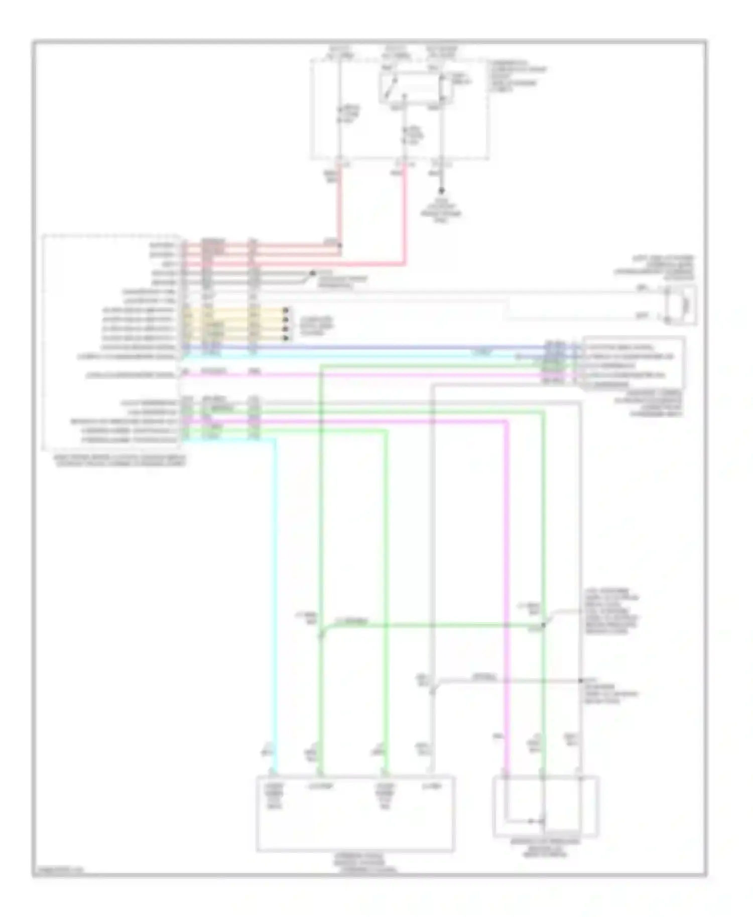 STS Cadillac I (2004-2007): Electronic power steering circuit