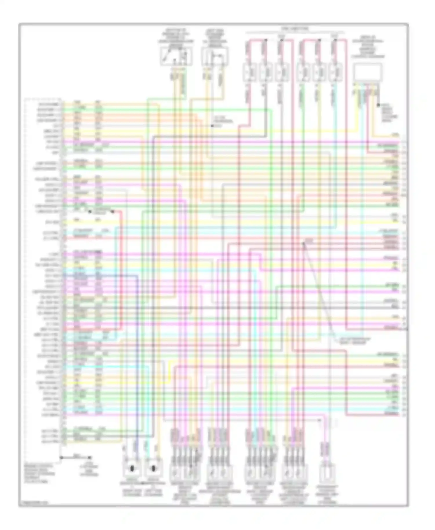 STS Cadillac I (2004-2007): Wiring diagram engine performance 3.6l vin 7 (1 of 4)