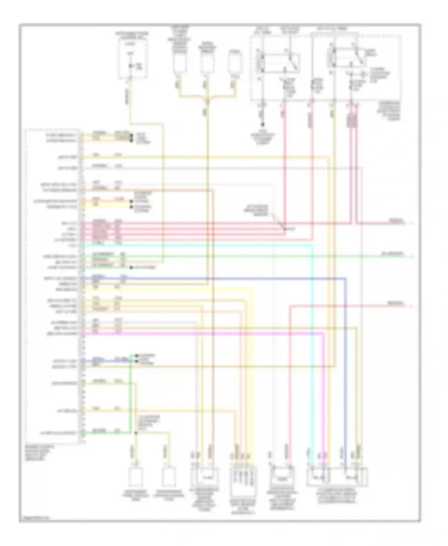 STS Cadillac I (2004-2007): Wiring diagram engine performance 4.6l vin a (1 of 5)