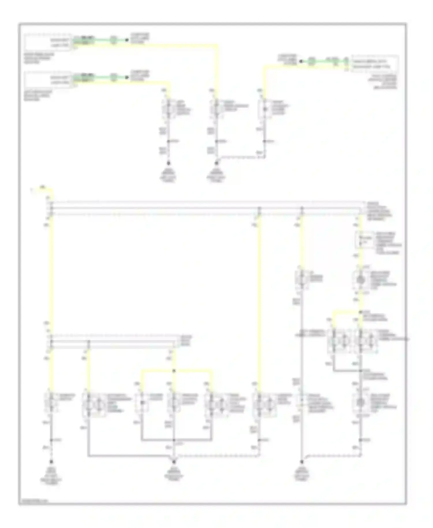 STS Cadillac I (2004-2007): Instrument illumination circuit (2 of 2)