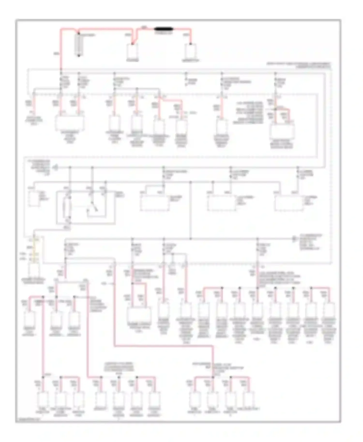 STS Cadillac I (2004-2007): Power distribution circuit (1 of 7)