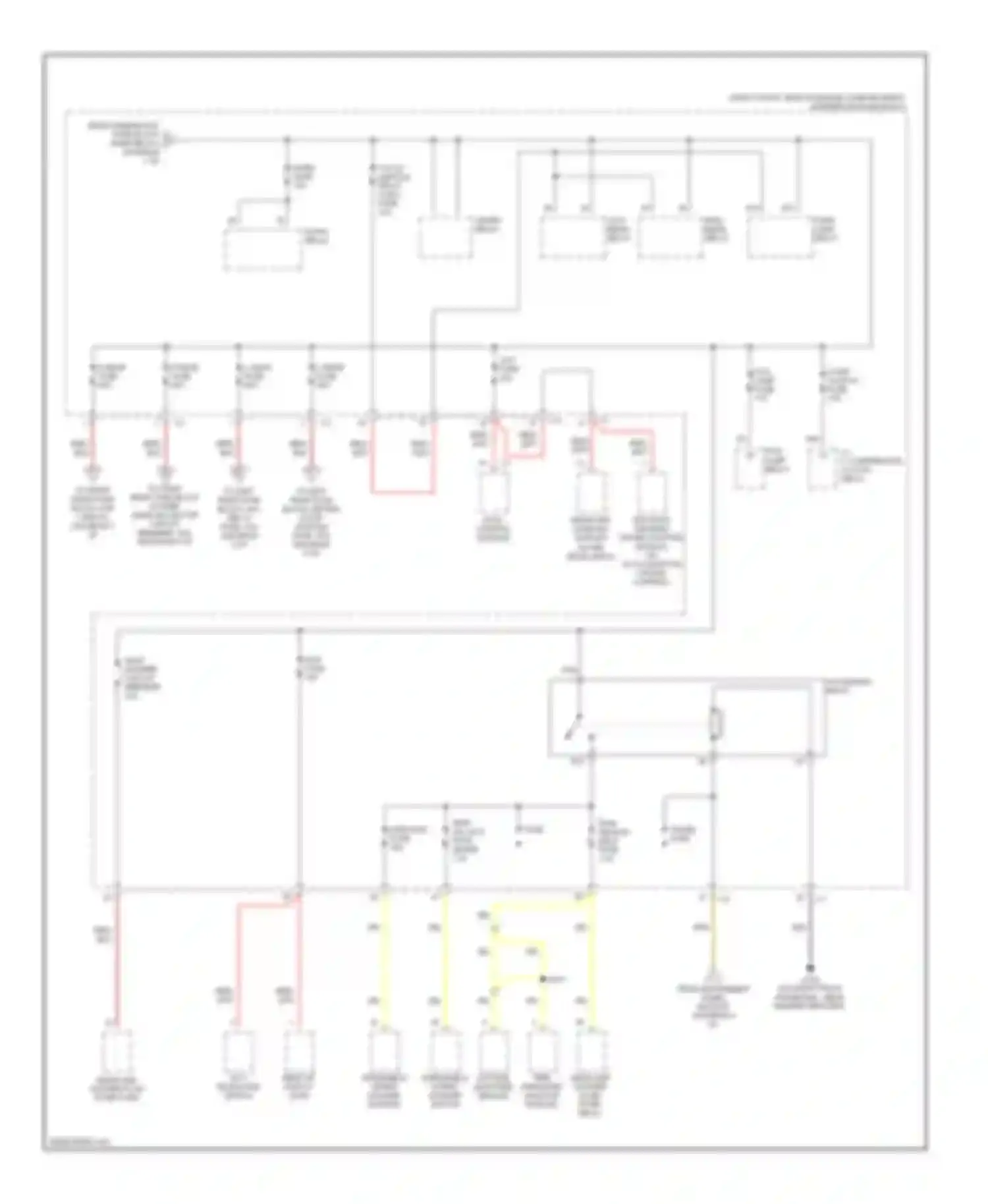 STS Cadillac I (2004-2007): Power distribution circuit (2 of 7)