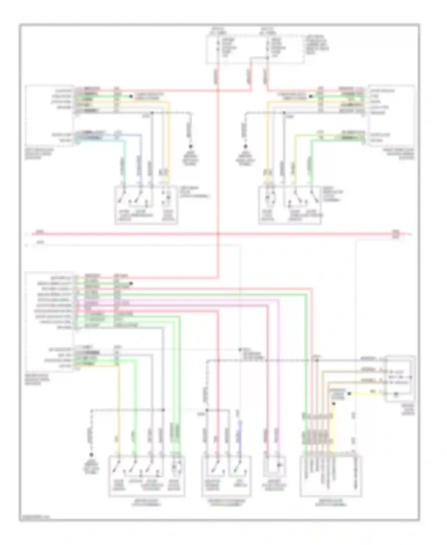 STS Cadillac I (2004-2007): Power door locks circuit (2 of 3)