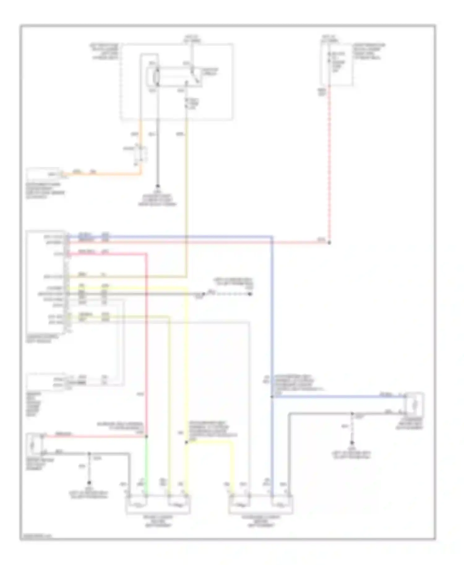 STS Cadillac I (2004-2007): Front seat heater circuit