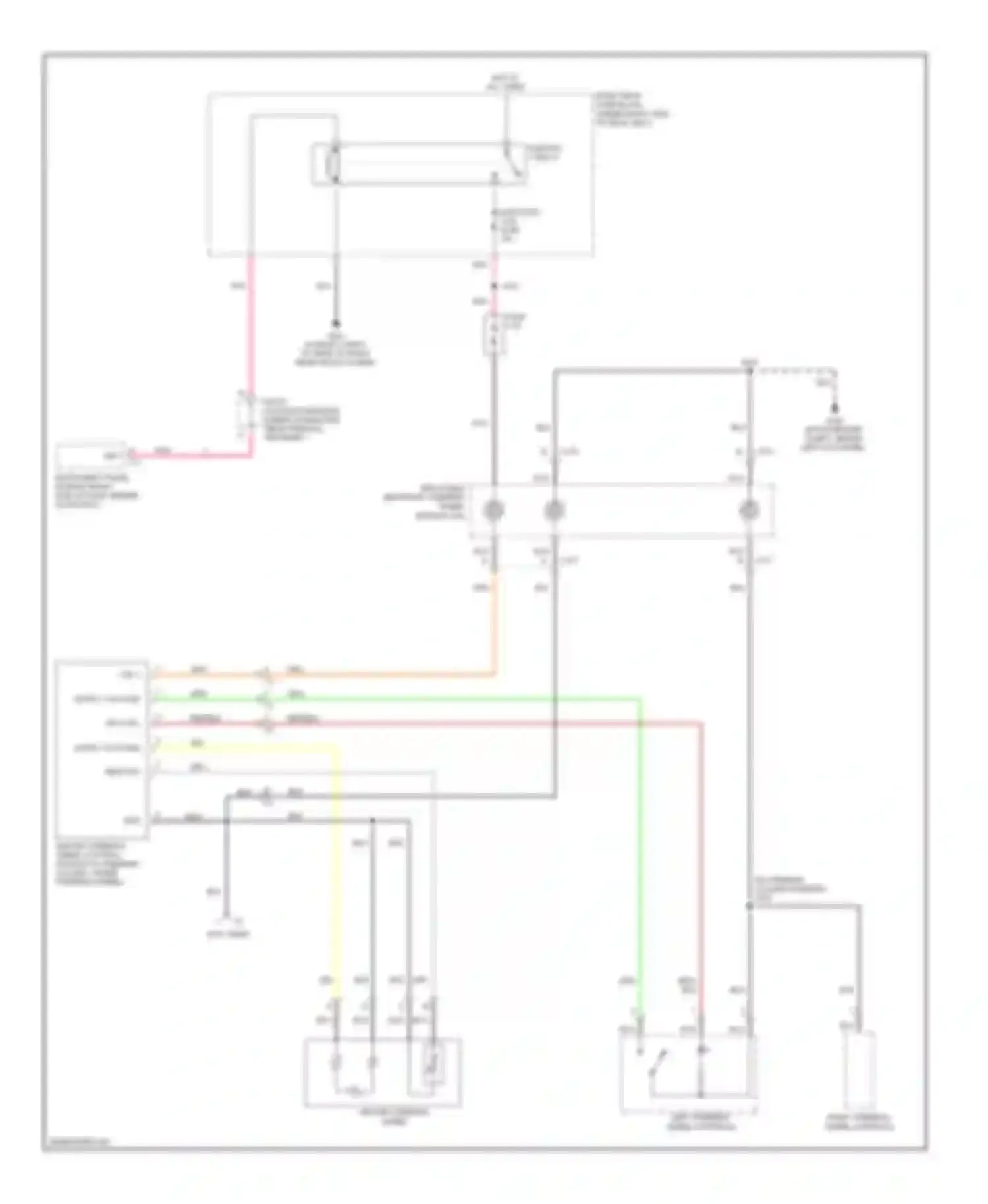 STS Cadillac I (2004-2007): Heated steering wheel circuit