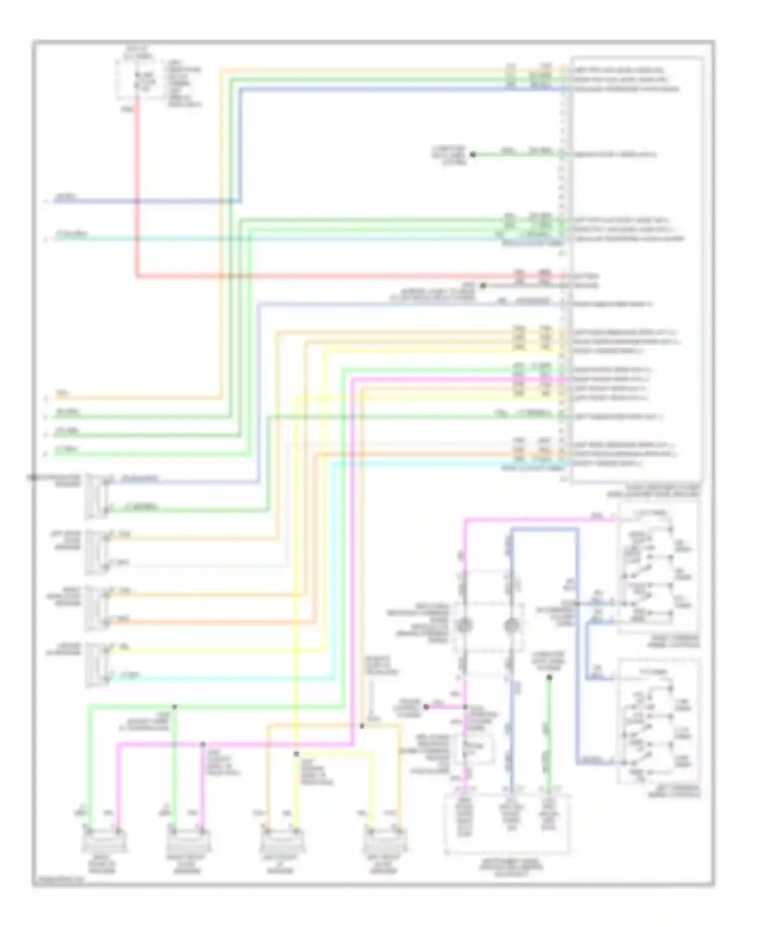 STS Cadillac I (2004-2007): Radio circuit, base (2 of 2)