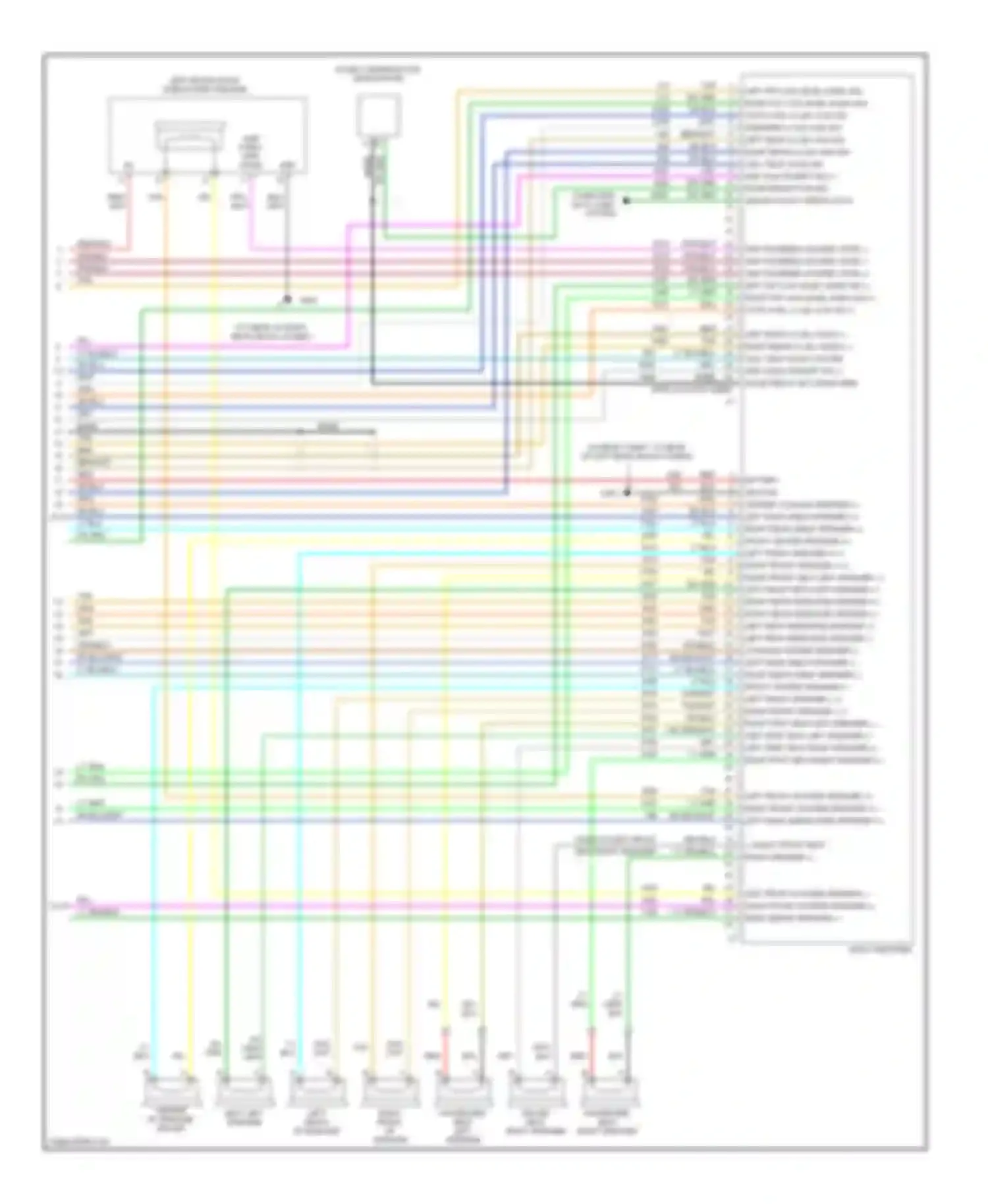 STS Cadillac I (2004-2007): Radio circuit, luxury (3 of 3)