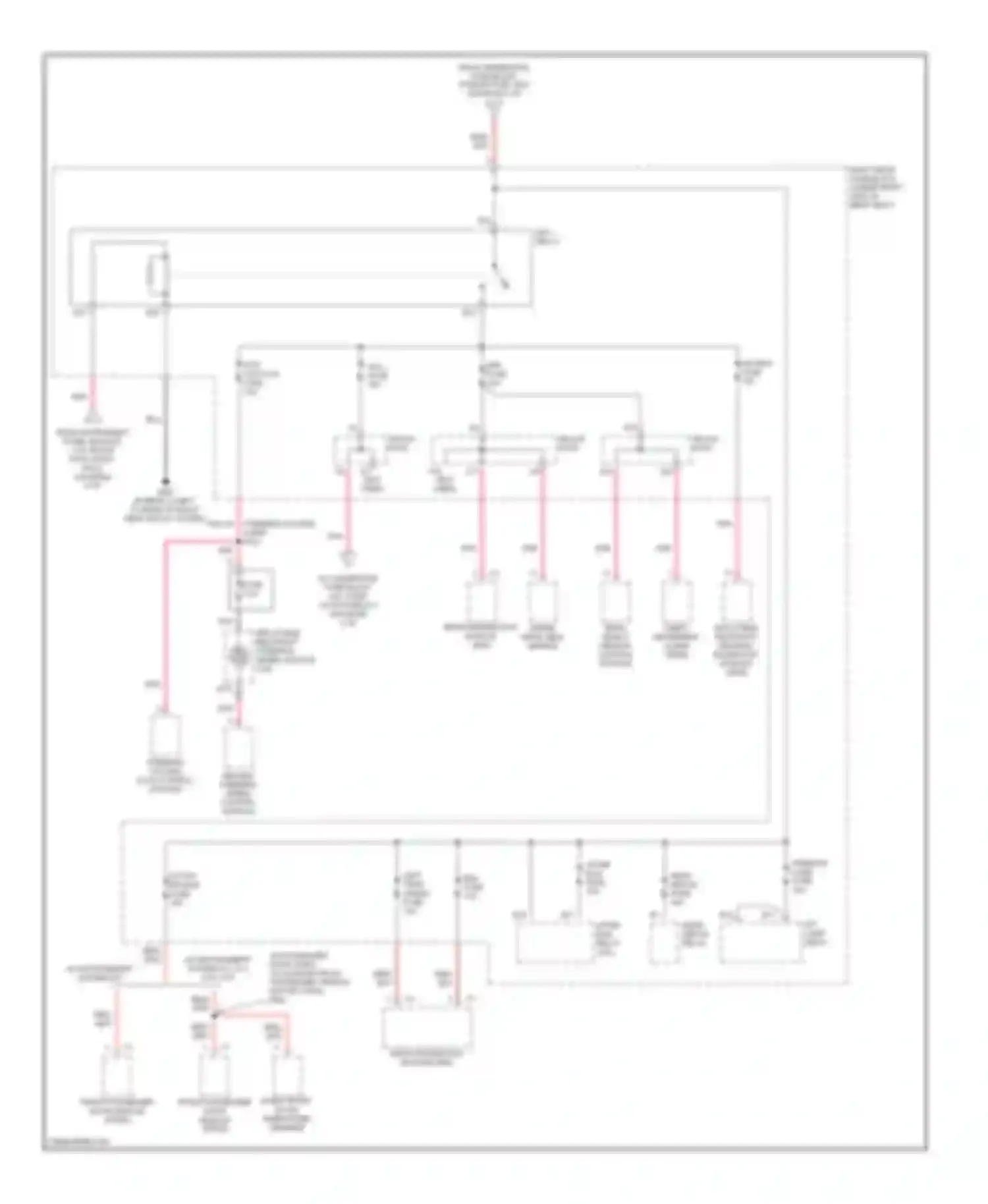 Wiring diagram after boil fuse for Cadillac STS I (2004-2007) (3 of 3)