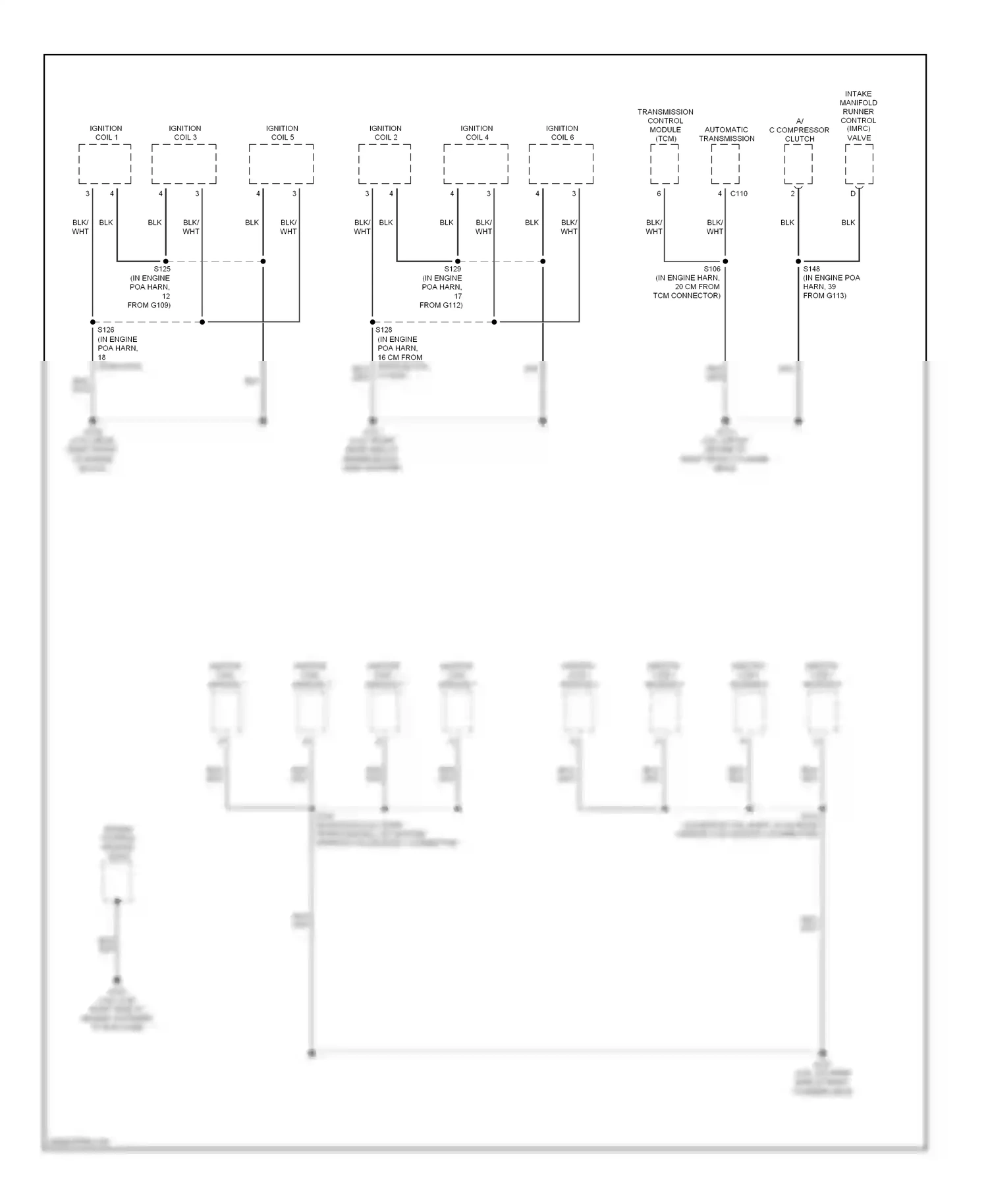Cadillac STS I (2004-2007) engine control module (ecm) wiring diagram  (2 of 4)