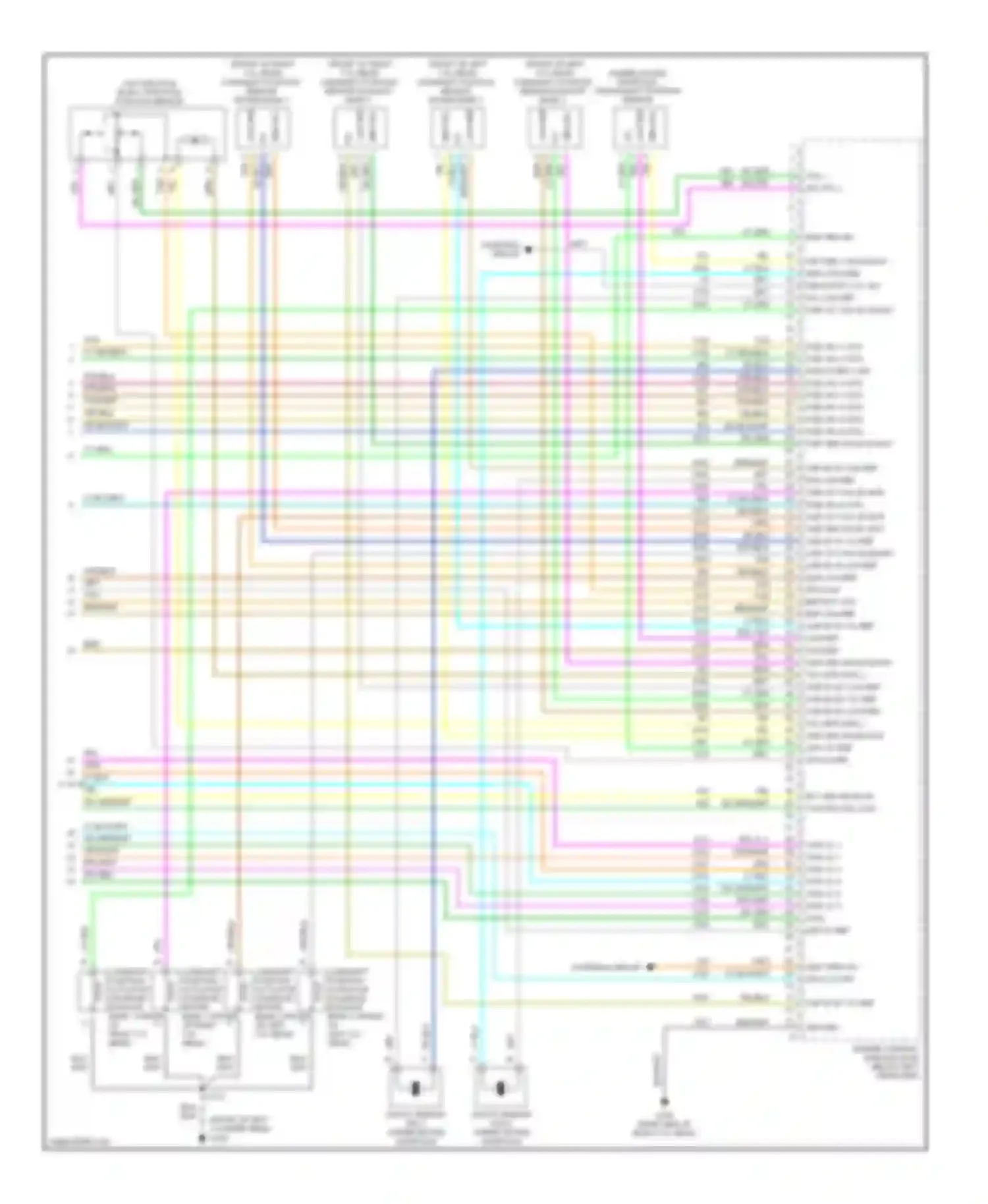 Wiring diagram fuel inj 4 cntl for Cadillac STS I (2004-2007) (1 of 1)