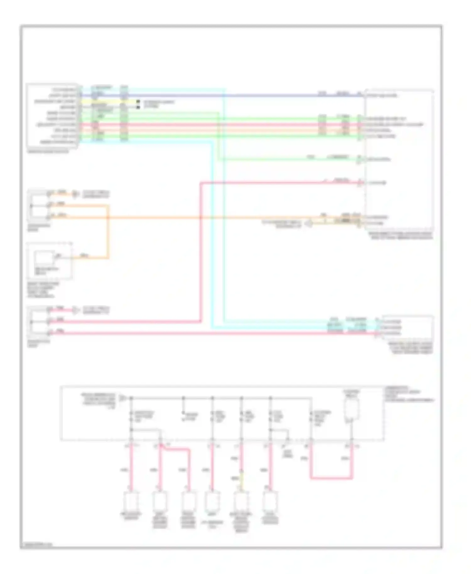 Wiring diagram hvac control module for Cadillac STS I (2004-2007) (2 of 2)