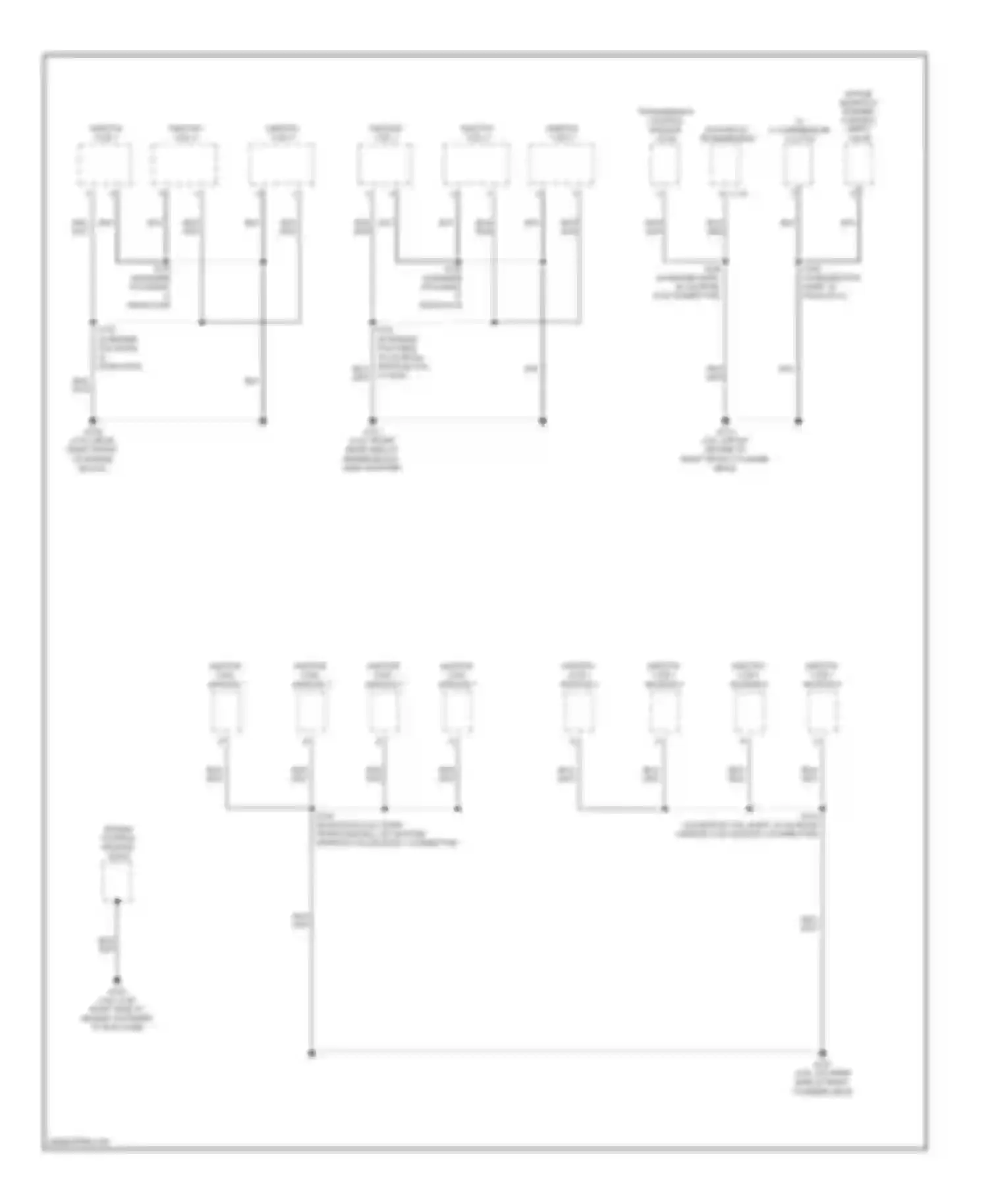 Wiring diagram module 1 for Cadillac STS I (2004-2007) (1 of 1)